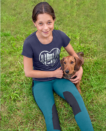 Pantaloni bambini con grip al ginocchio