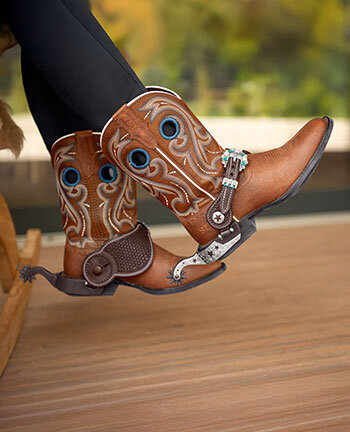 Stivali western, chaps & speroni