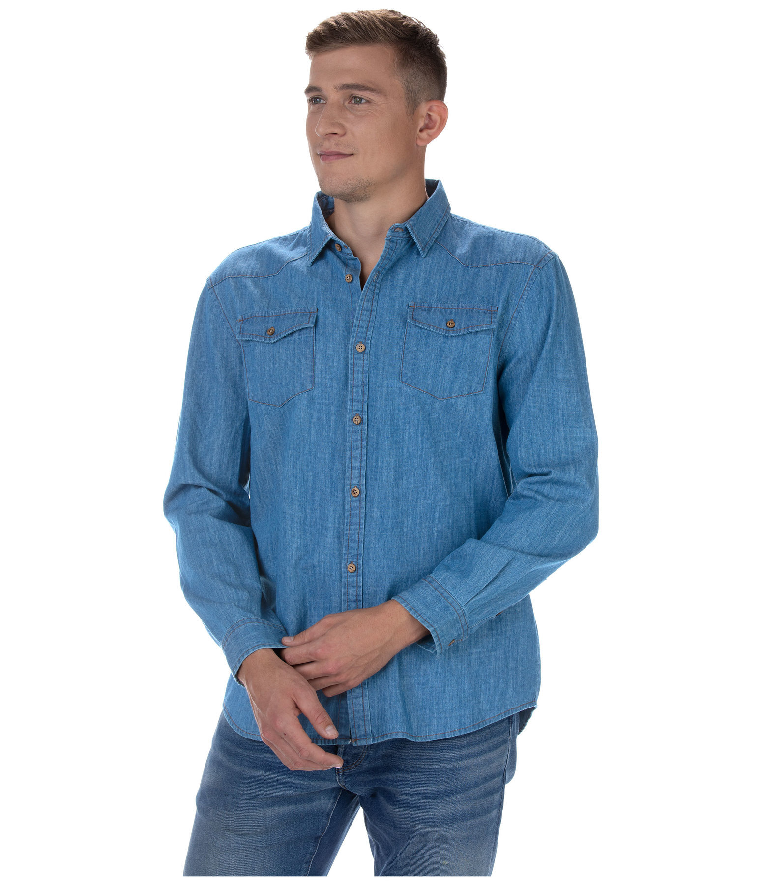 Camicia di jeans da uomo Carlo Abbigliamento da equitazione da uomo Kramer Equitazione