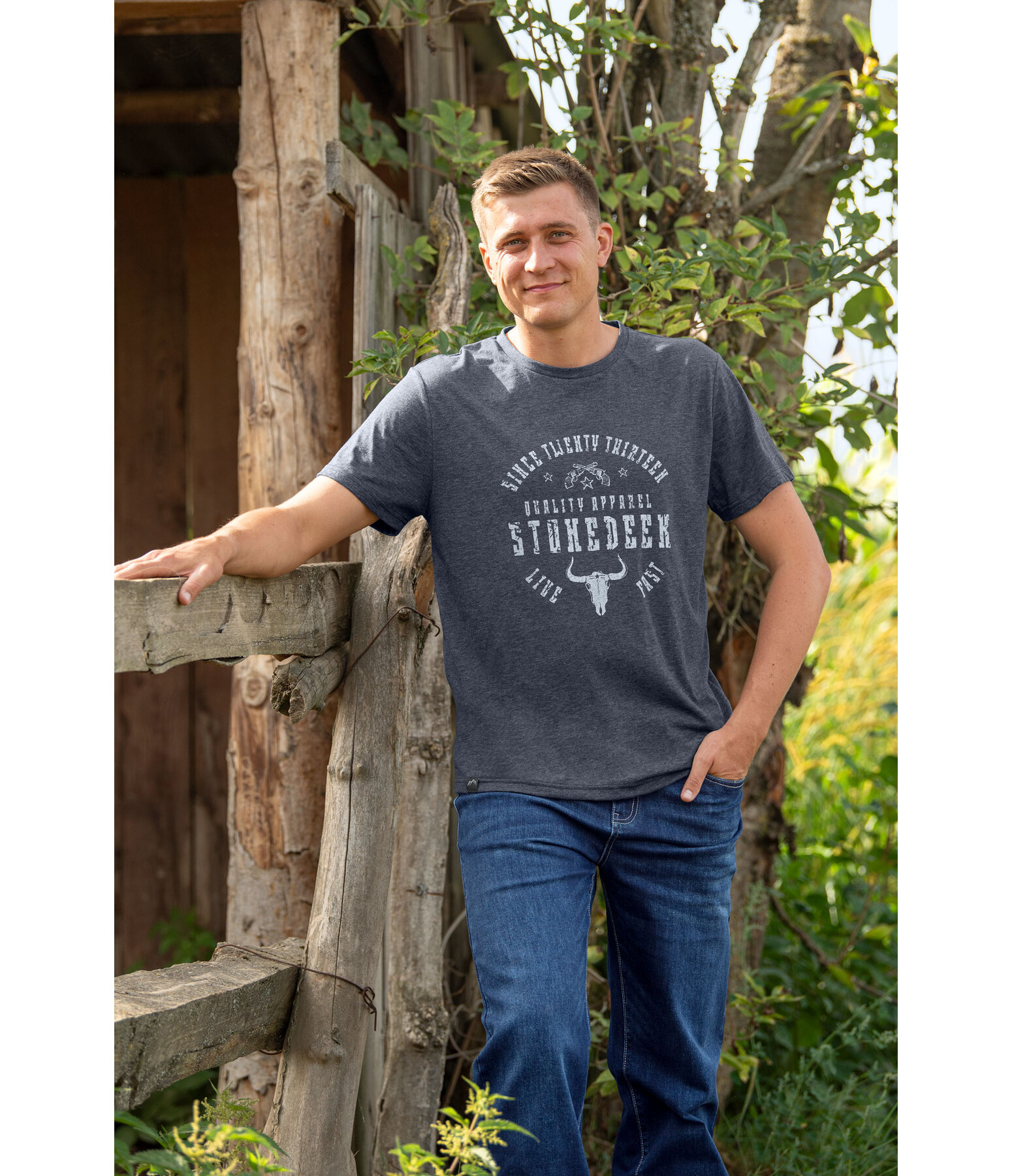 T-shirt da uomo Hudson