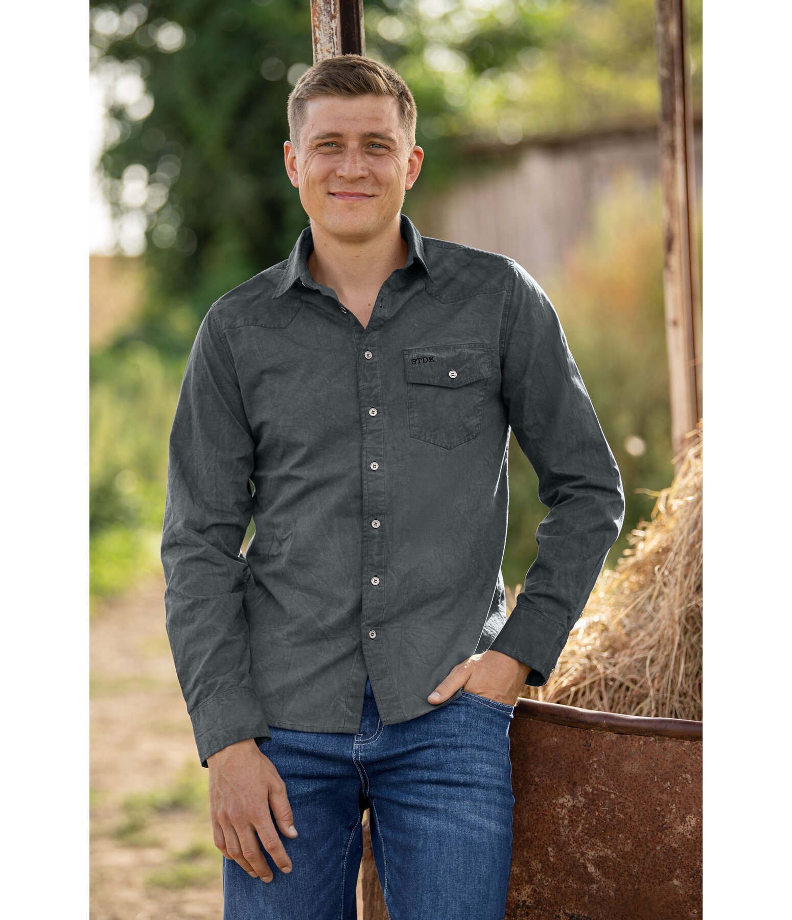 Camicia western da uomo Cooper
