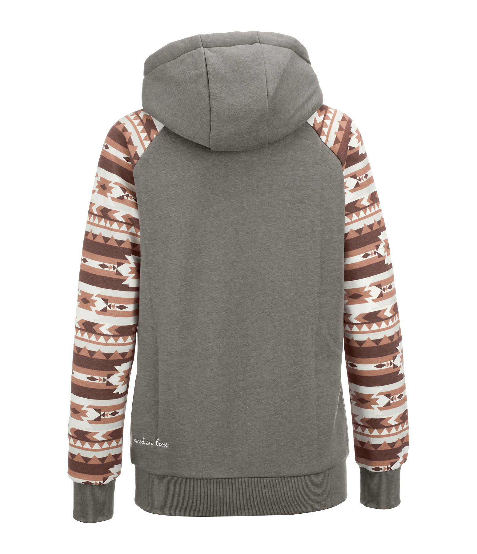 Felpa con cappuccio Ikat