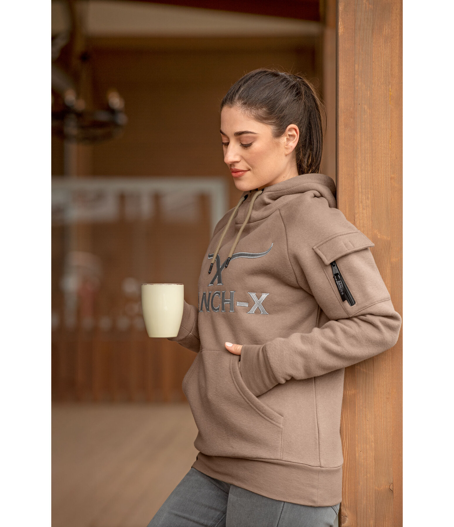 Felpa con cappuccio Macy