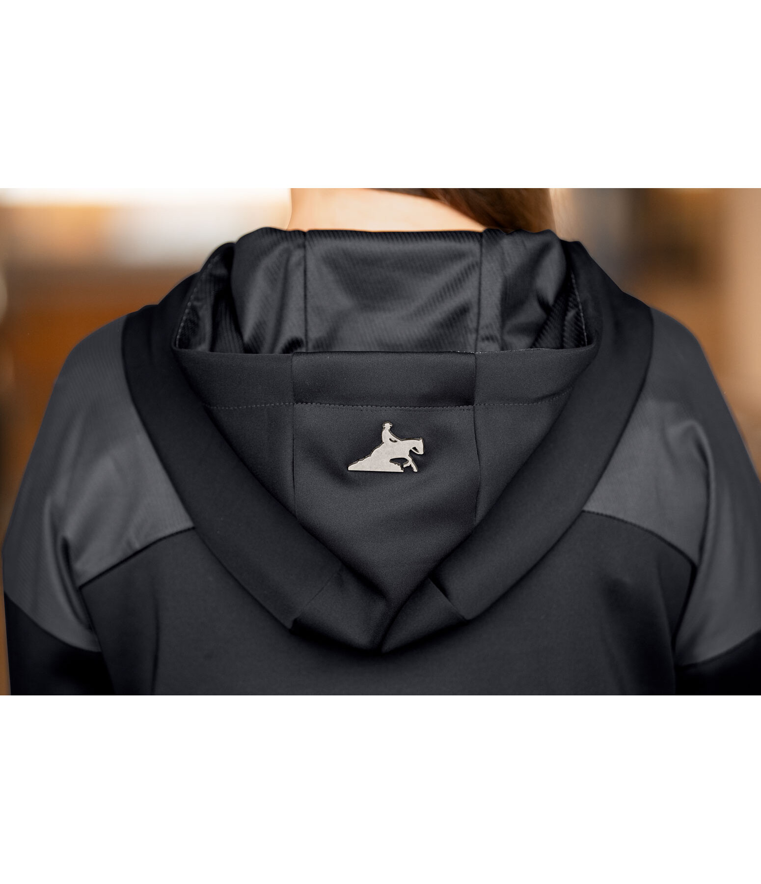 Felpa Mesh con cappuccio Rea