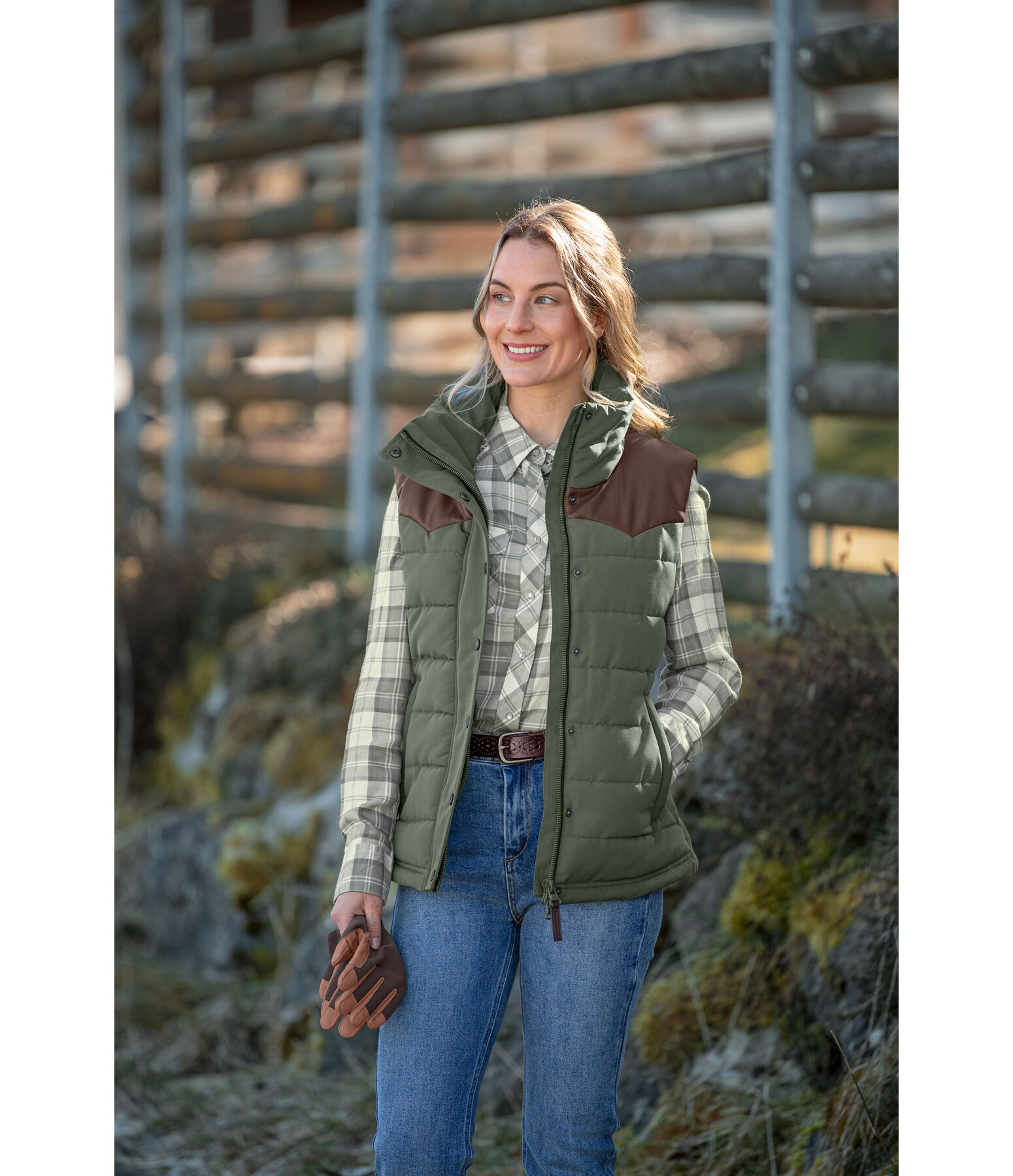 Gilet trapuntato Hazel
