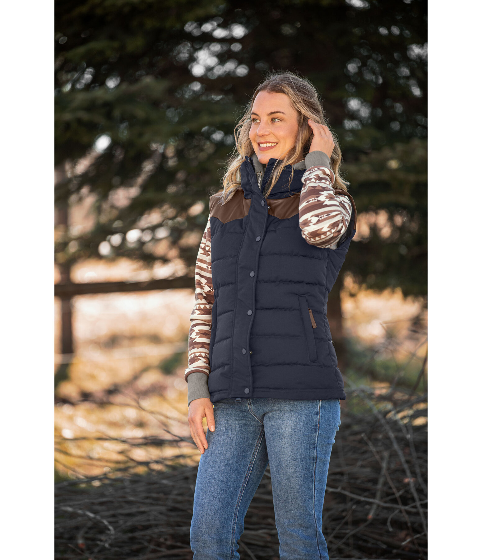 Gilet trapuntato Hazel
