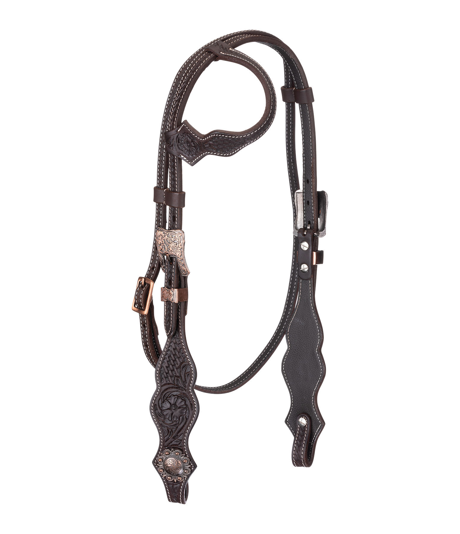 Testiera western Copper