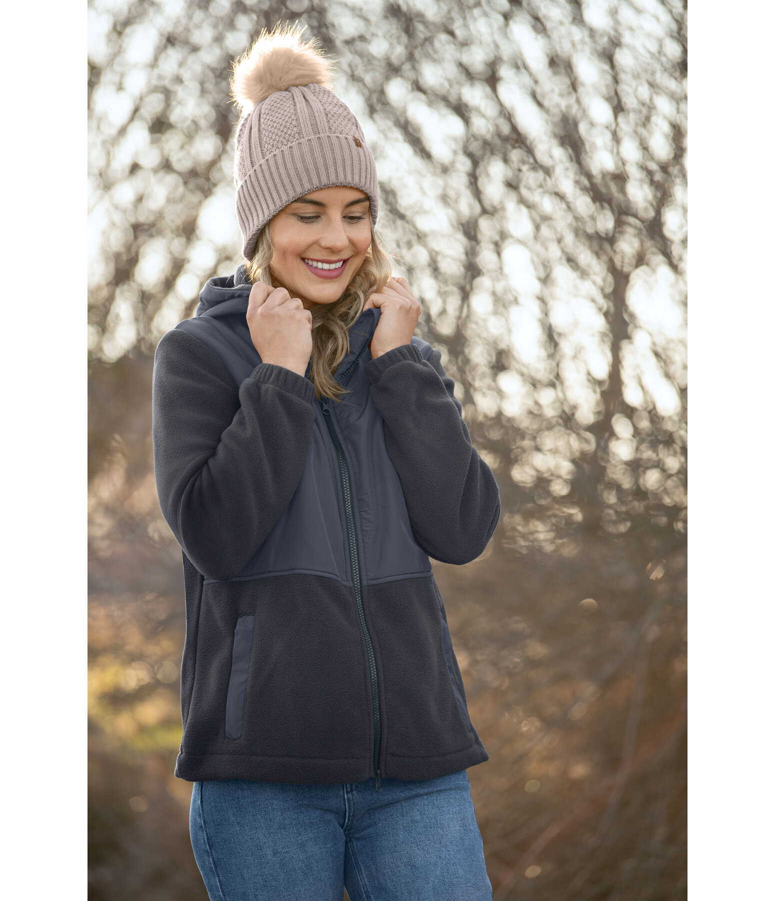 Giacca combinata con cappuccio Willa