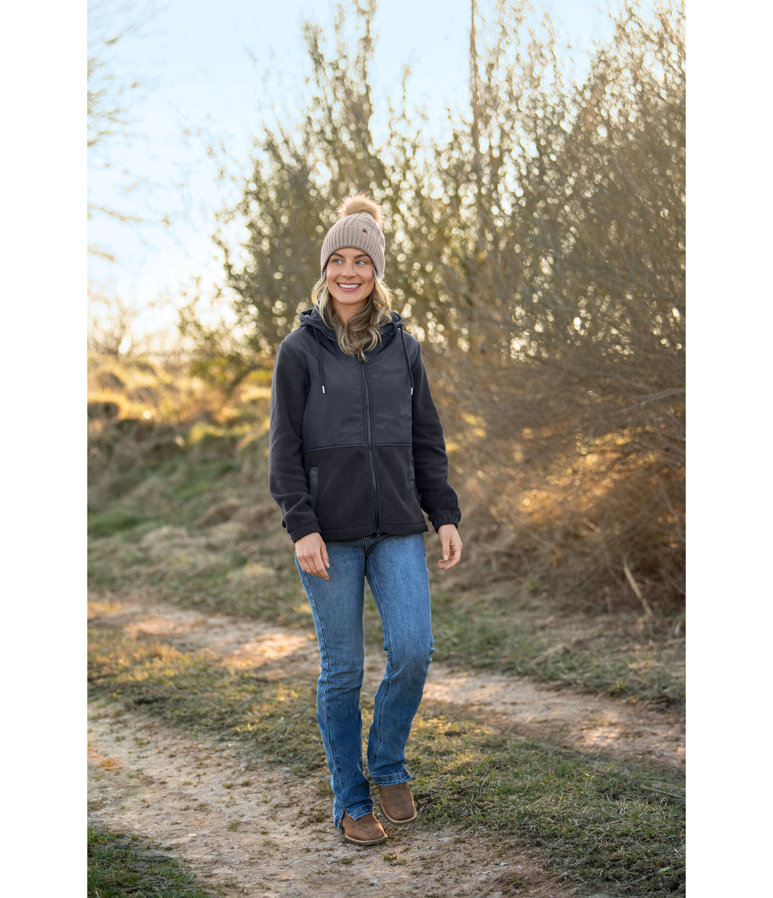 Giacca combinata con cappuccio Willa