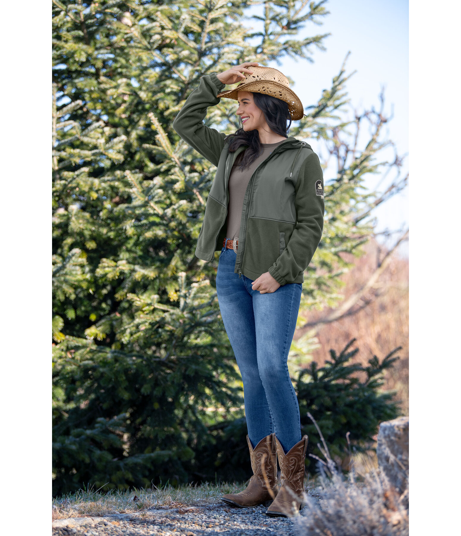 Giacca combinata con cappuccio Willa