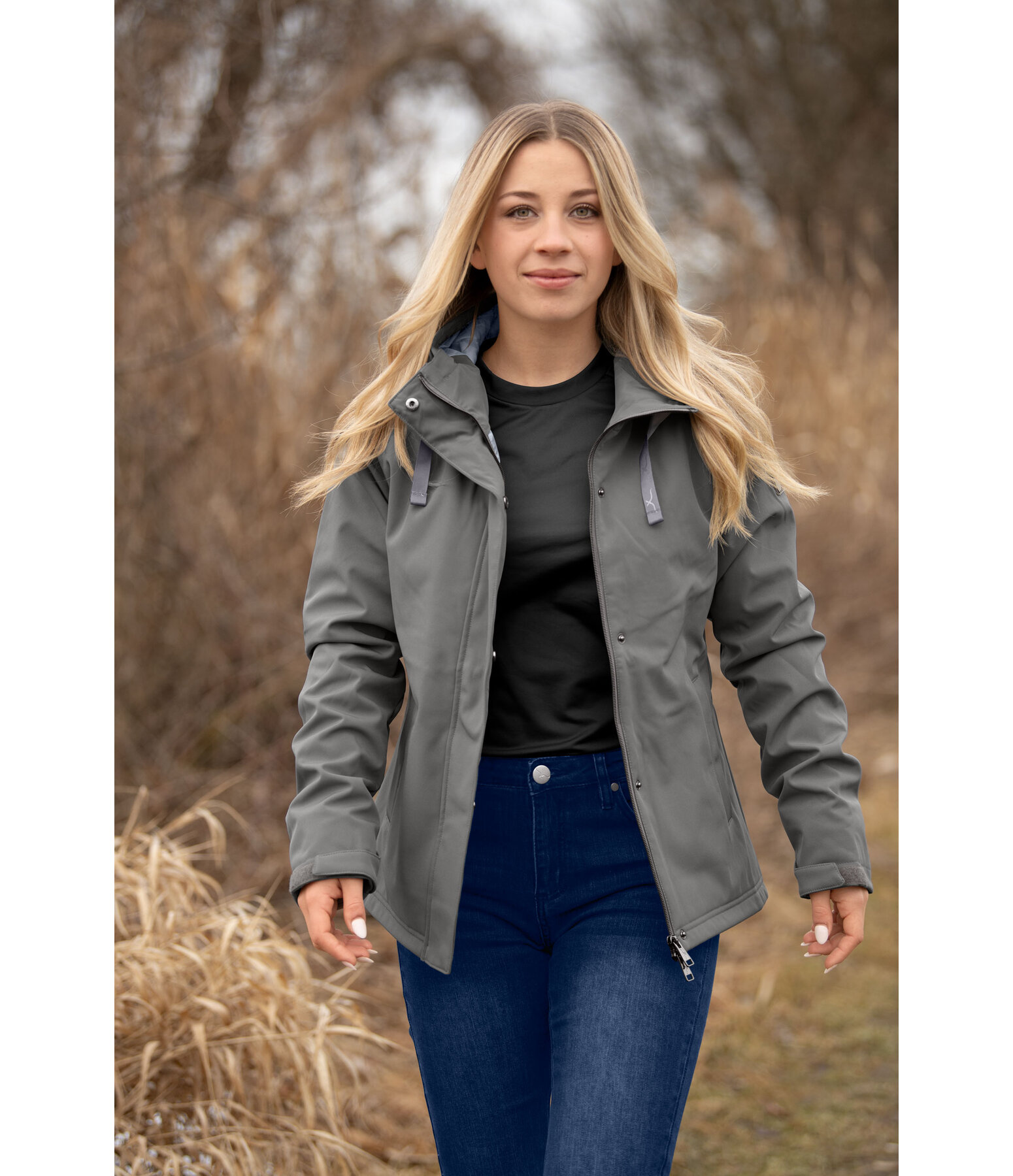 Giacca softshell con cappuccio Sutton