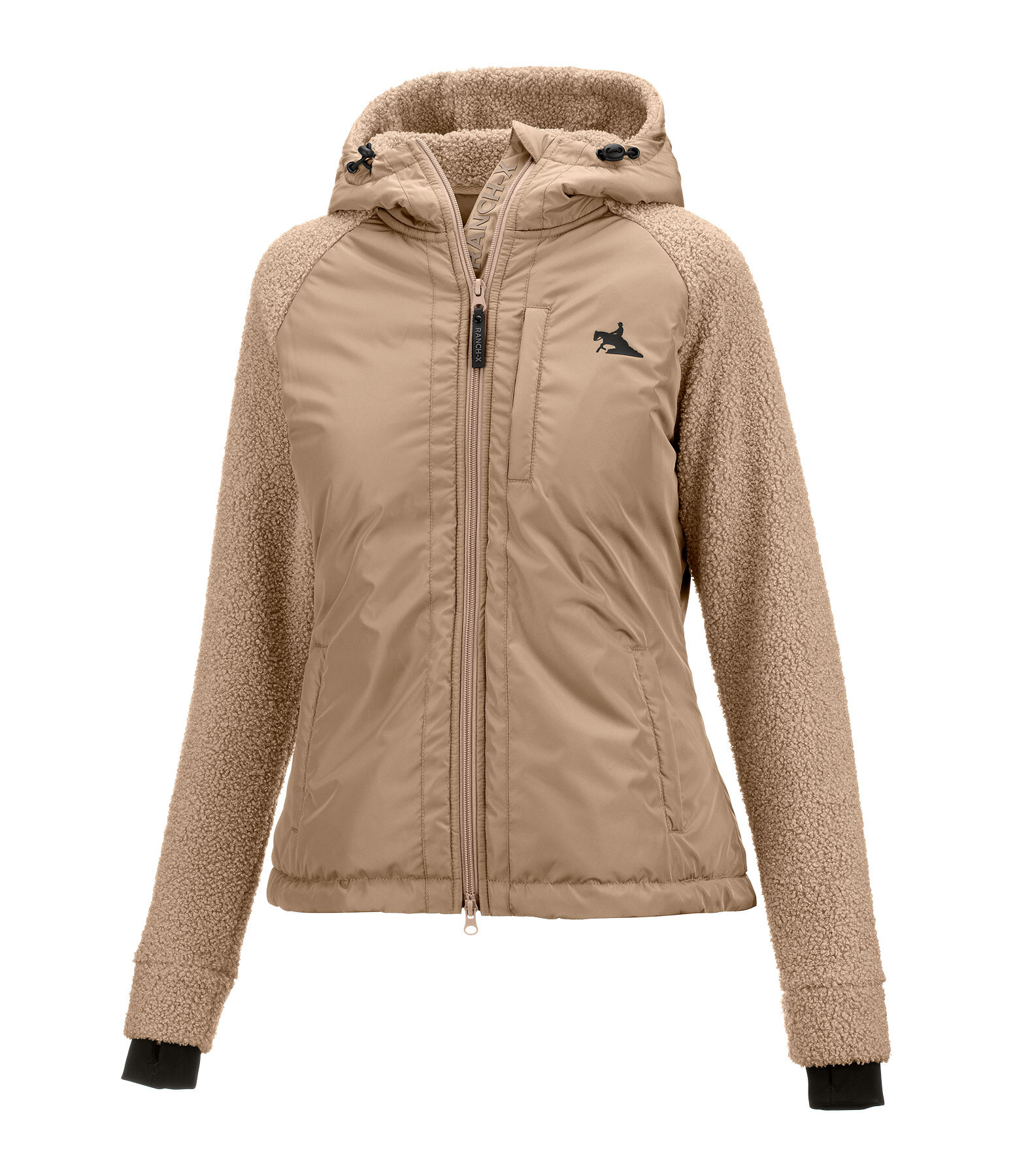 Giacca combinata con pelliccia sintetica Jordan