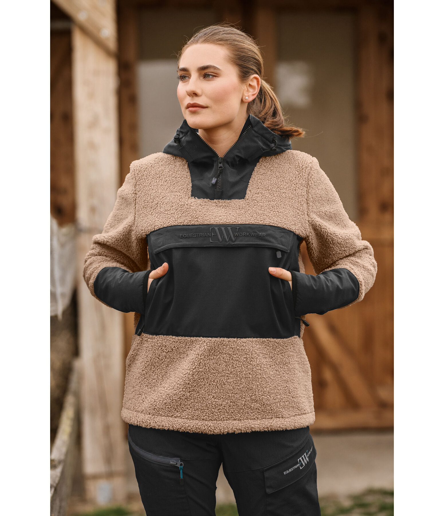 Pile Sherpa con cappuccio