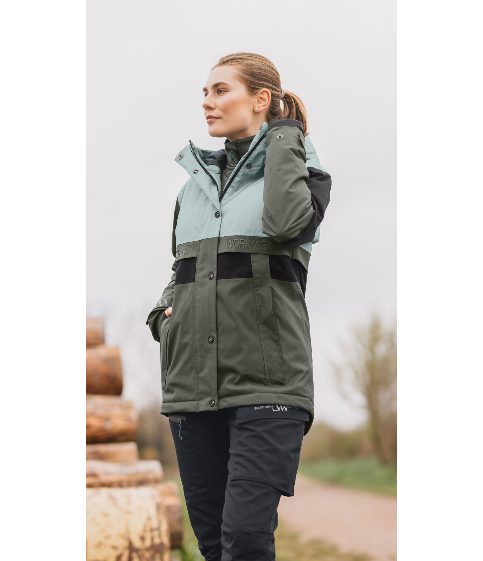 Giacca outdoor invernale con cappuccio
