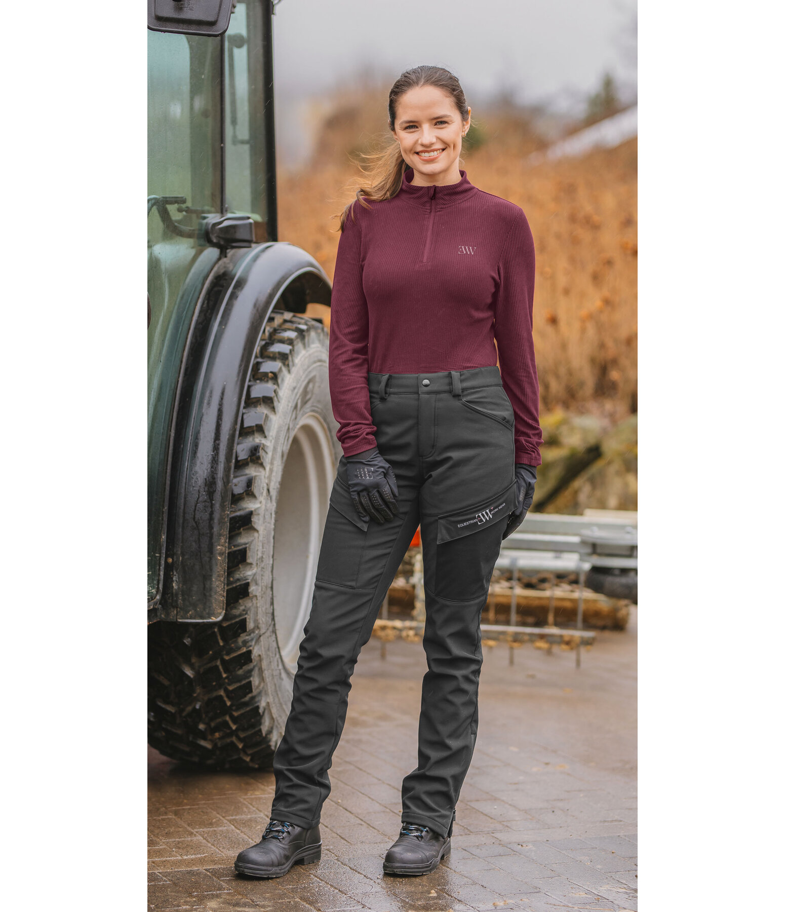 Pantaloni outdoor softshell invernali
