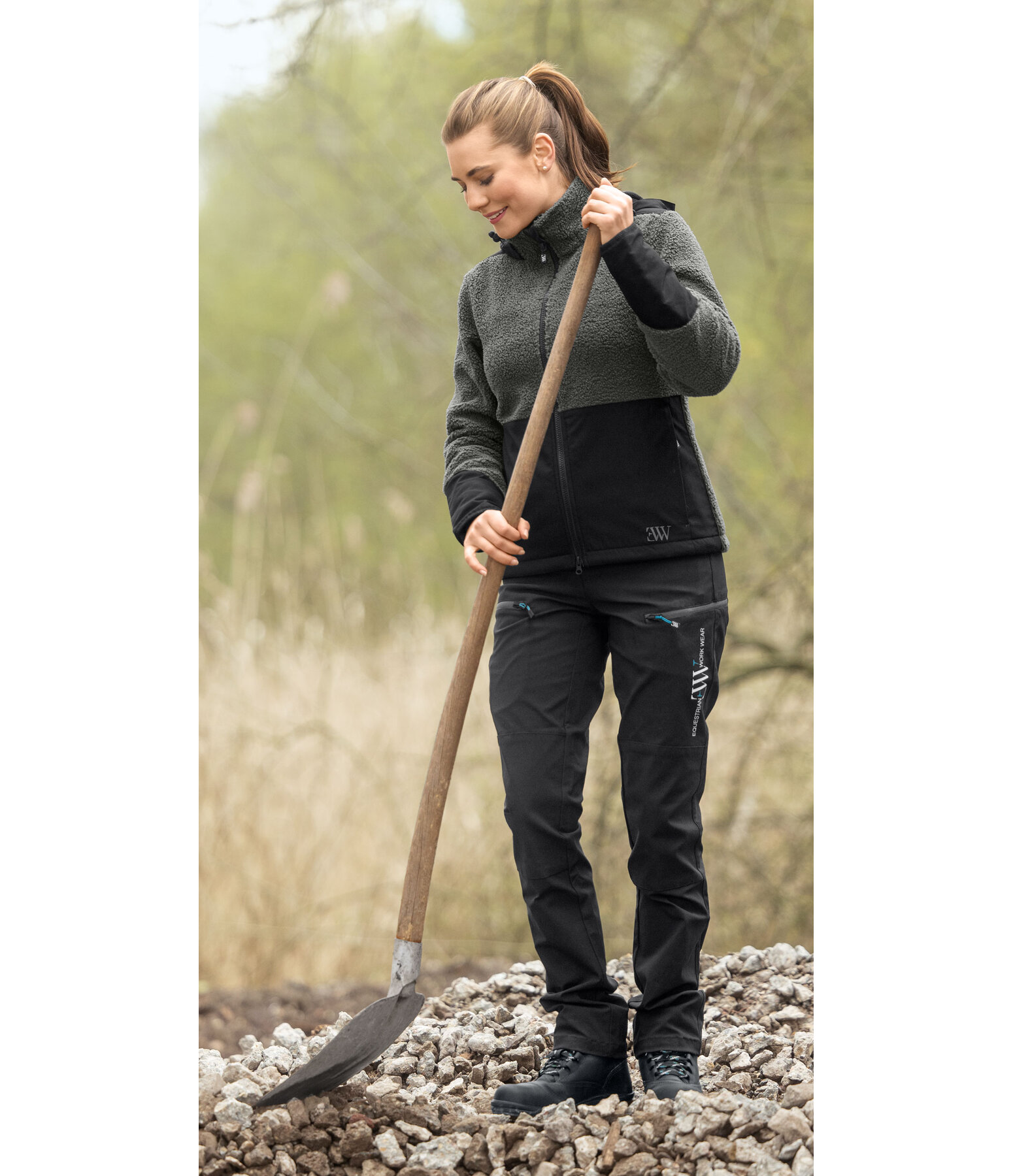Giacca in pile Sherpa con cappuccio rimovibile