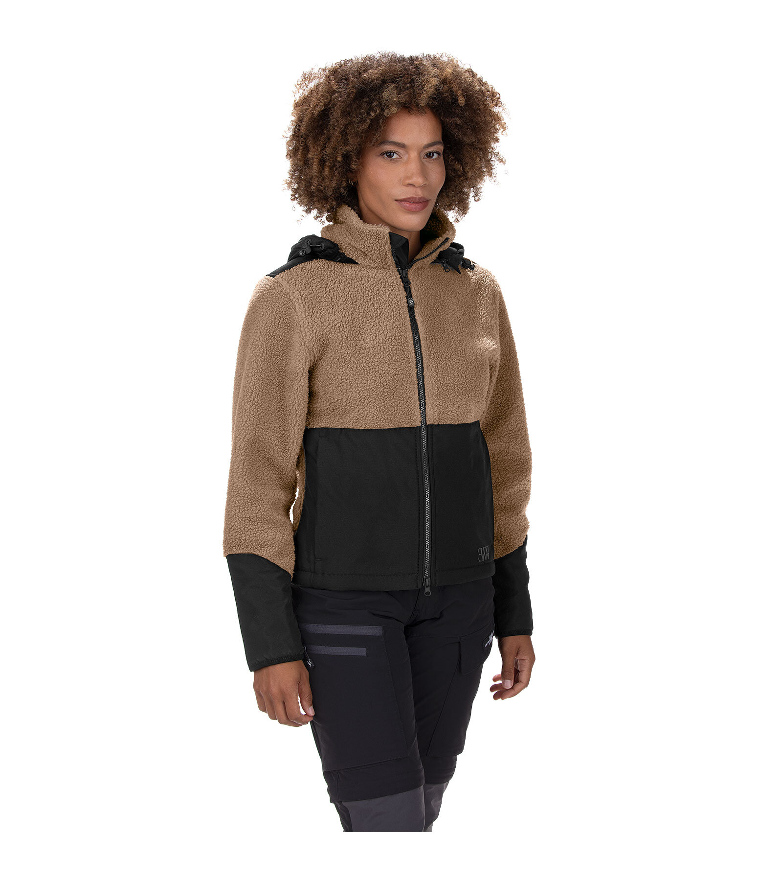 Pile Sherpa con cappuccio rimovibile