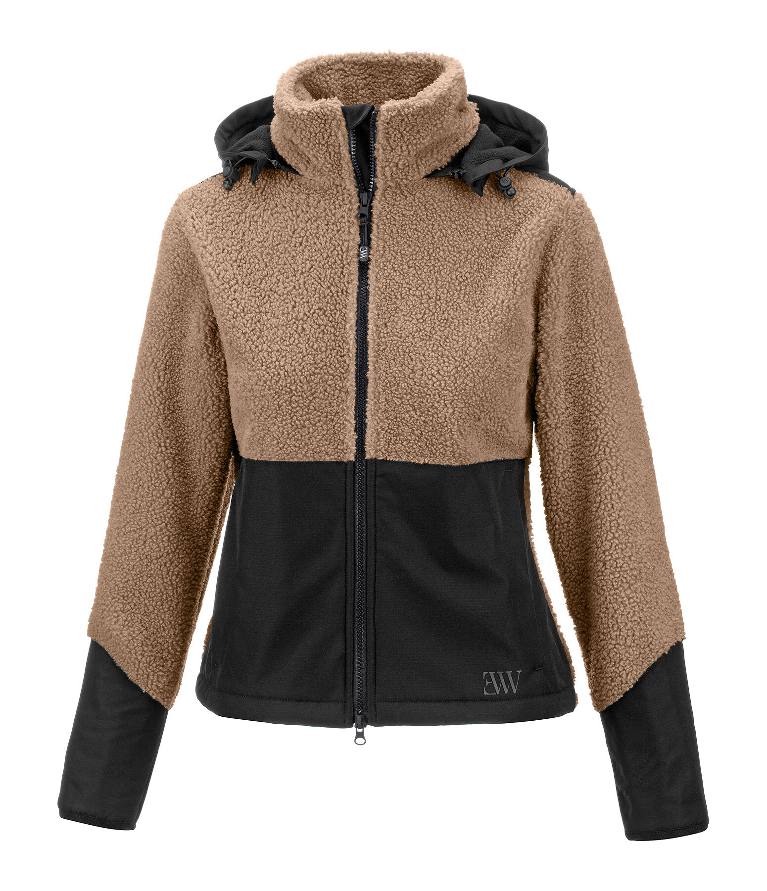 Pile Sherpa con cappuccio rimovibile