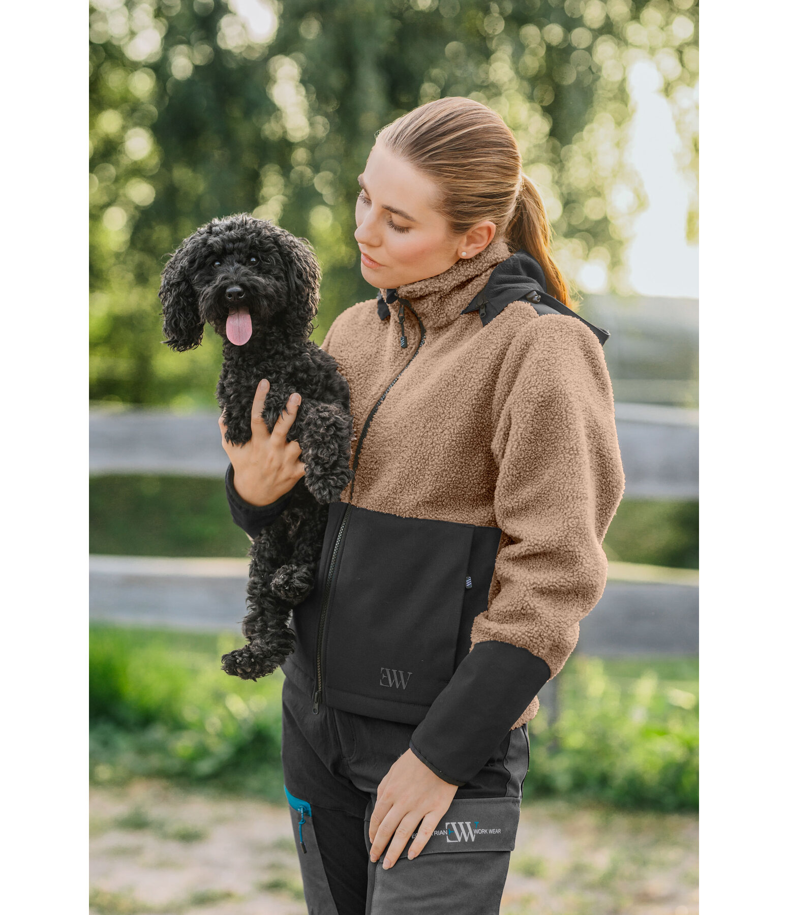 Pile Sherpa con cappuccio rimovibile