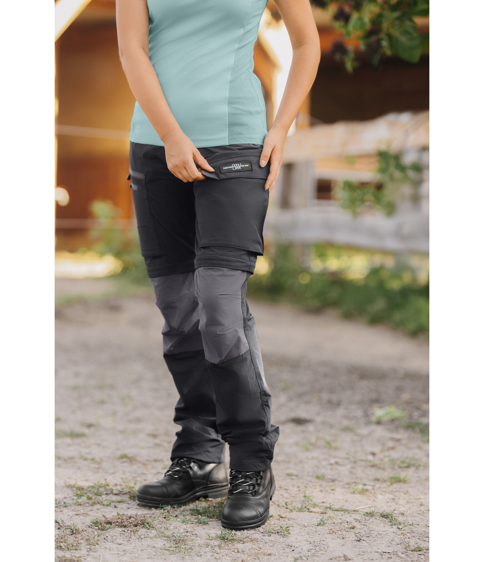 Pantaloni outdoor funzionali Zip-Off con gambe rimovibili