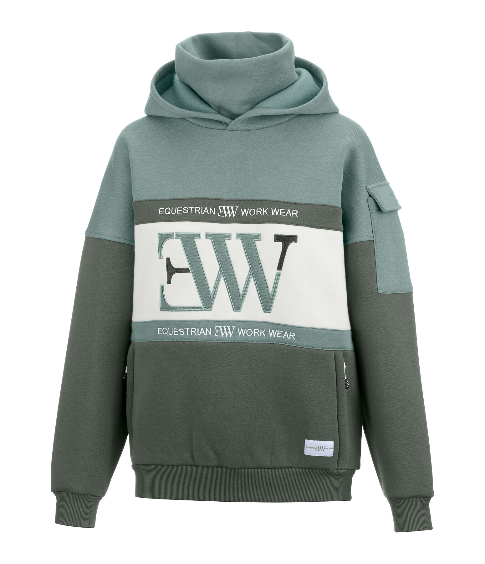 Felpa oversize con cappuccio