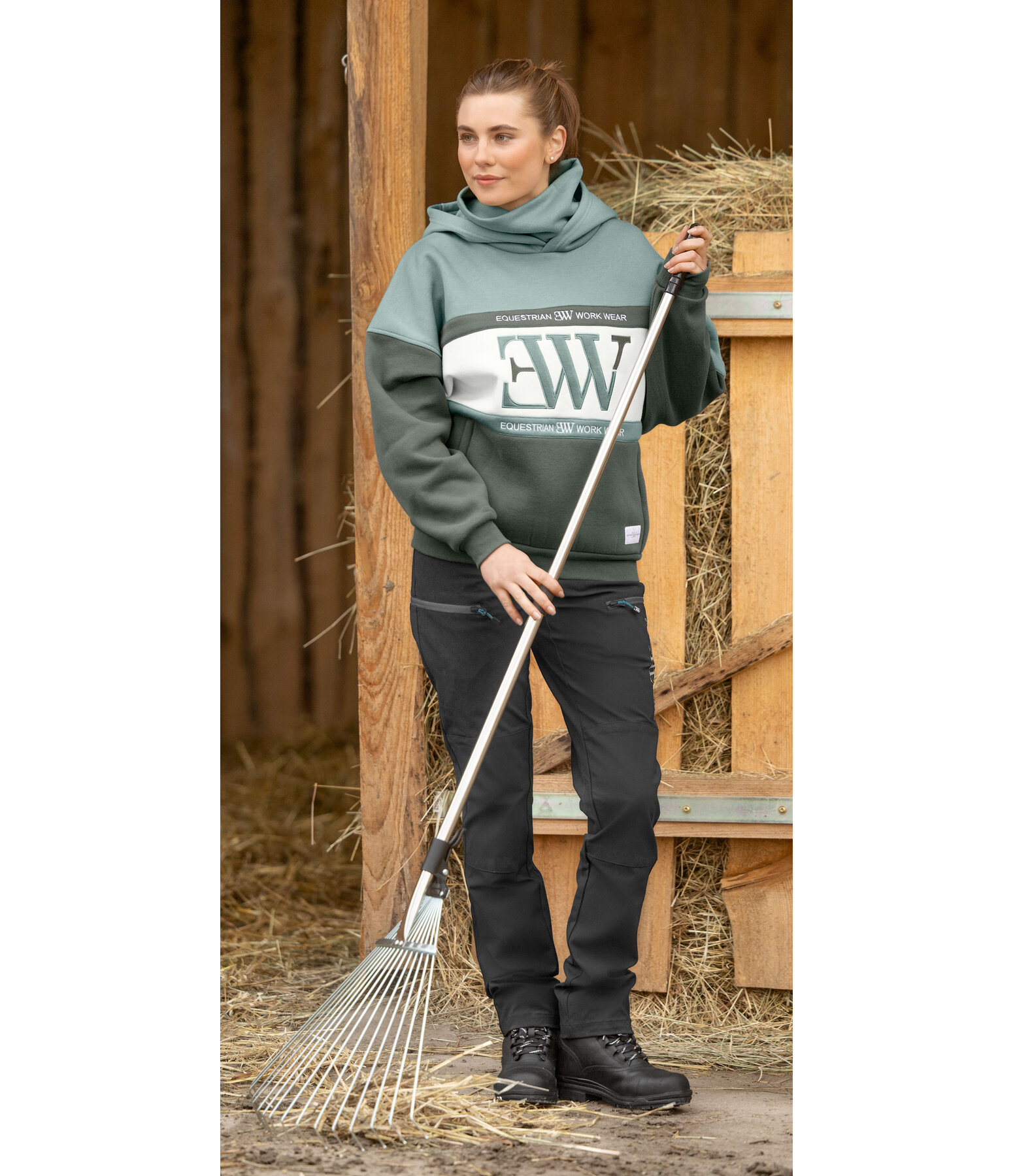 Felpa oversize con cappuccio