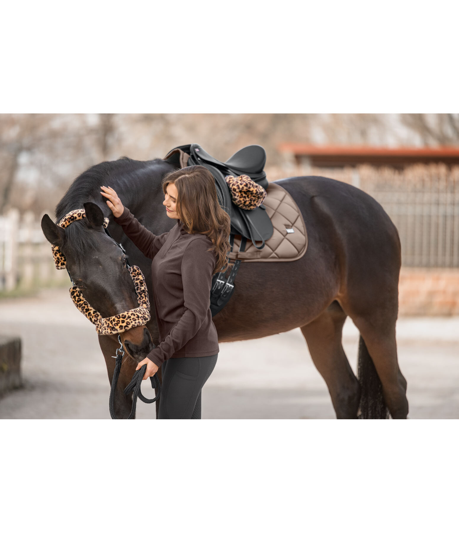 Set pelliccia sintetica per capezza