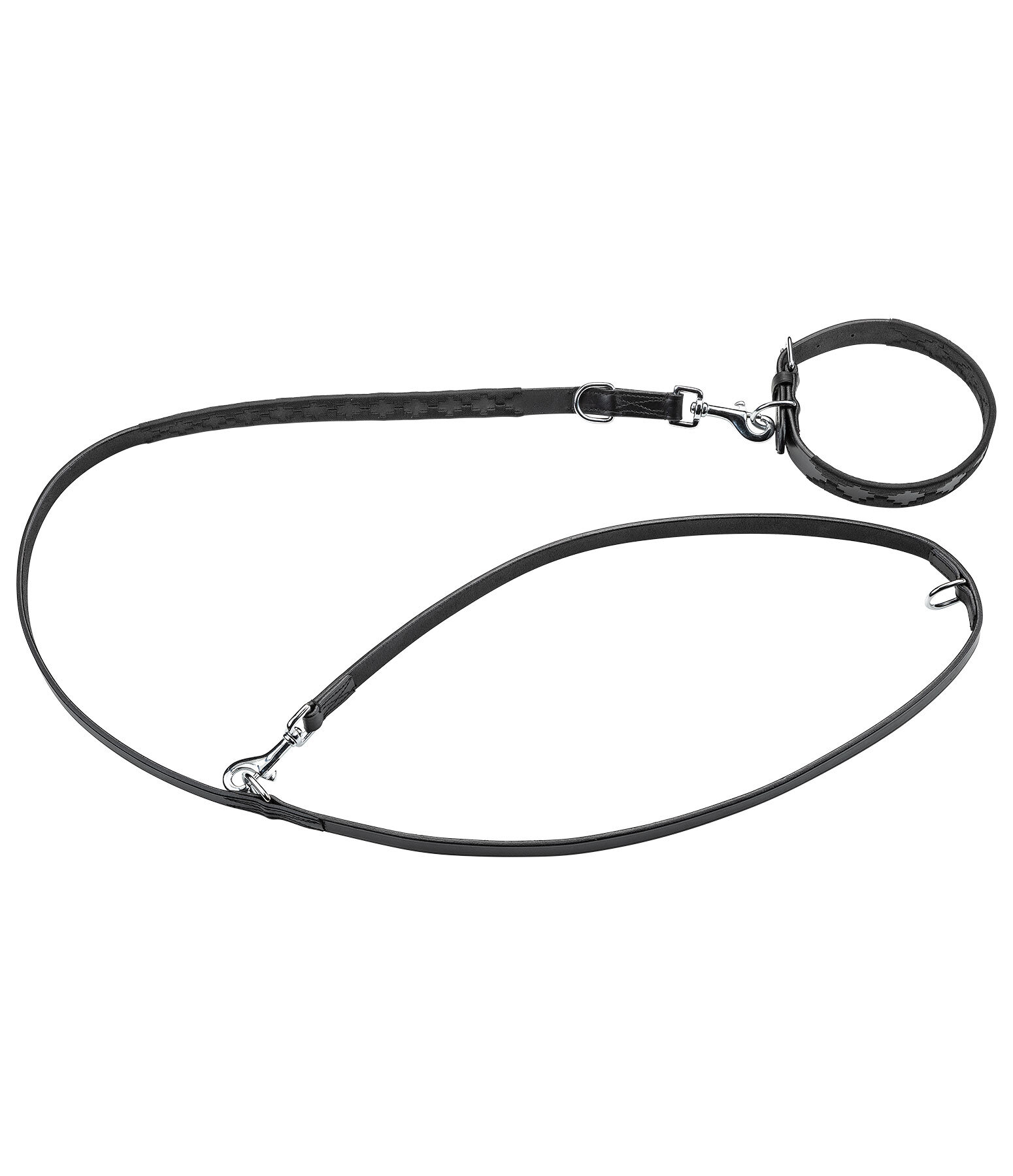Set collare e guinzaglio in cuoio Polo Sports