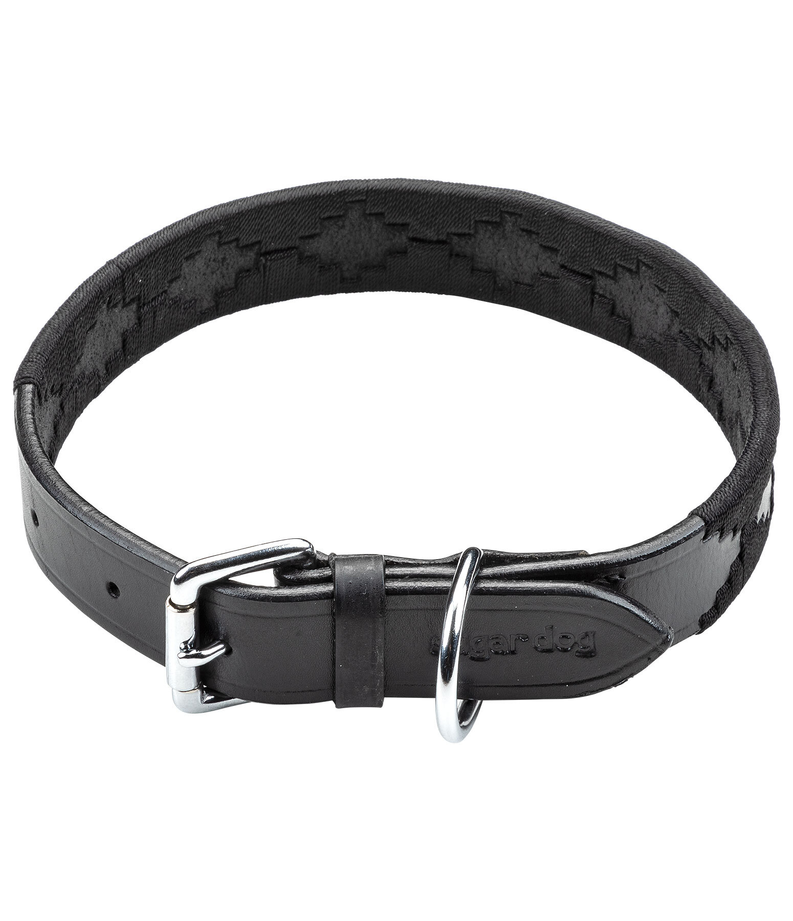 Set collare e guinzaglio in cuoio Polo Sports