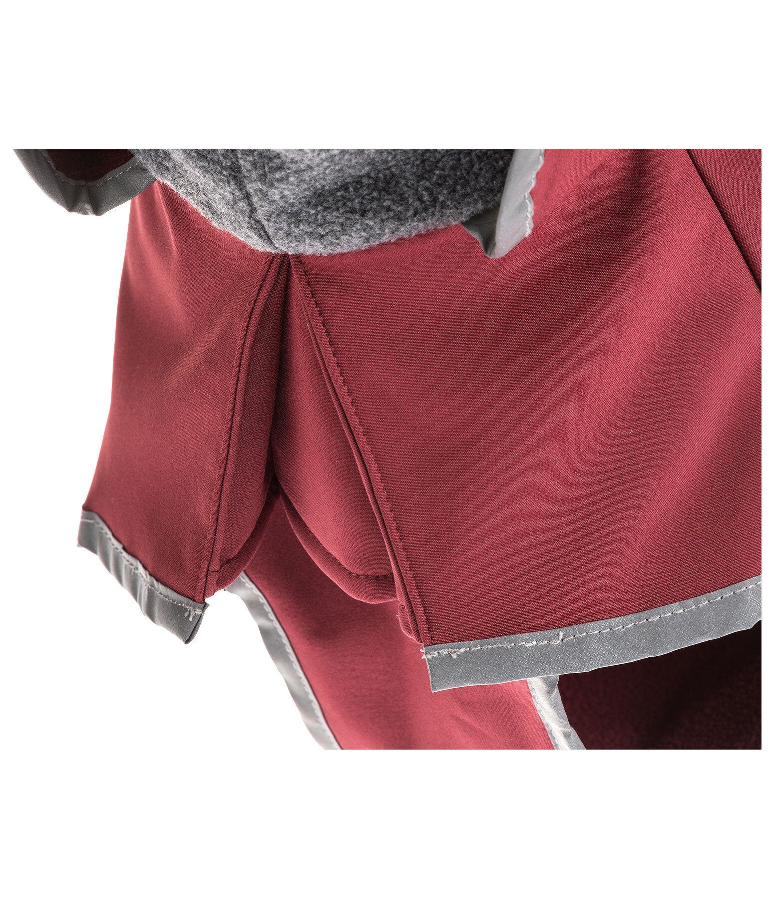 Cappotto in softshell per cani con colletto in pile Frida