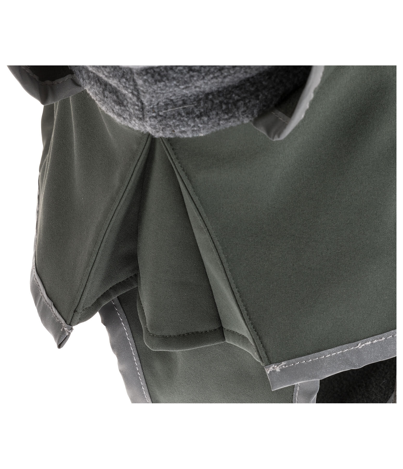 Cappotto in softshell per cani con colletto in pile Frida