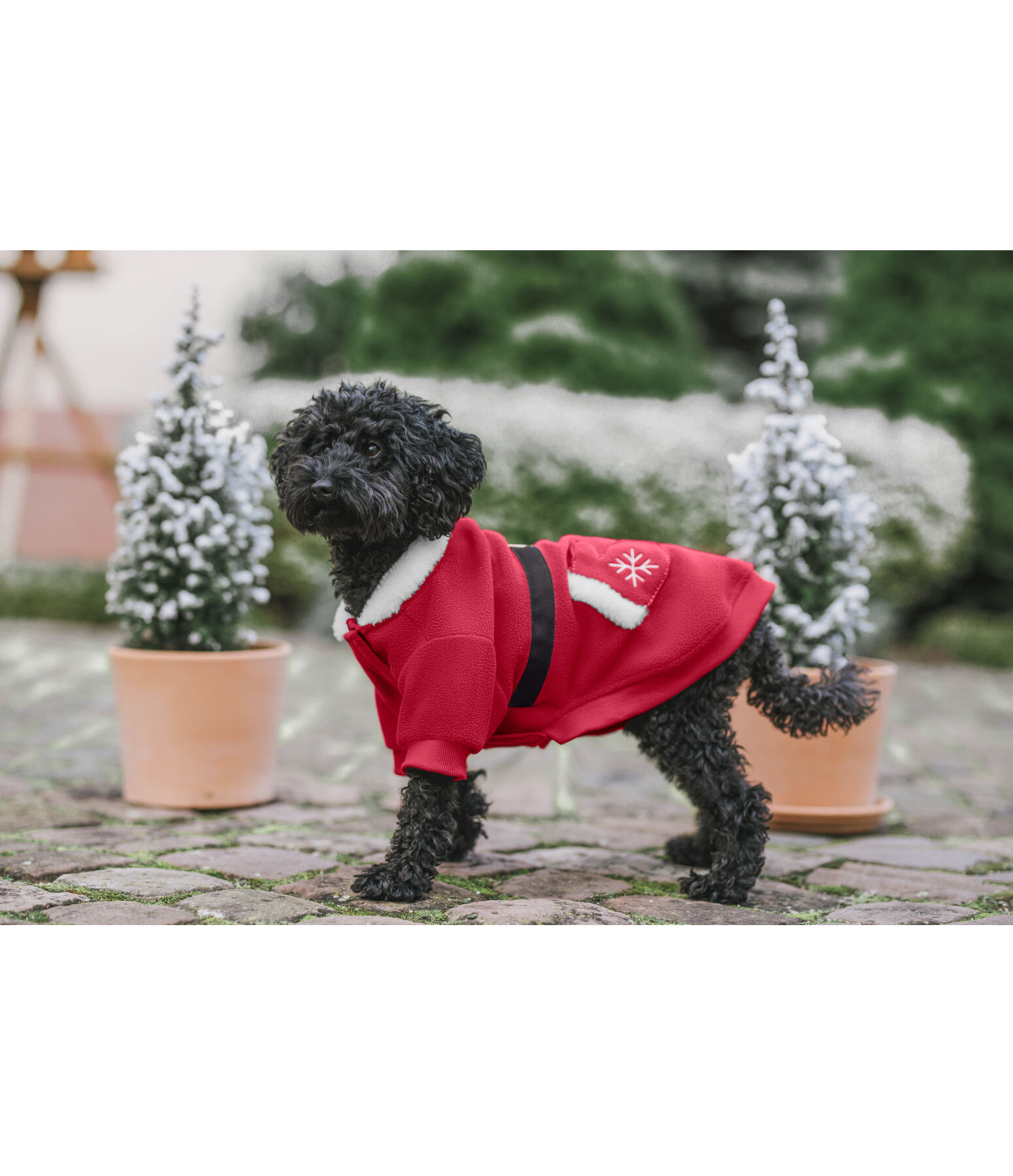 Cappotto in pile natalizio per cani Santa's Dream