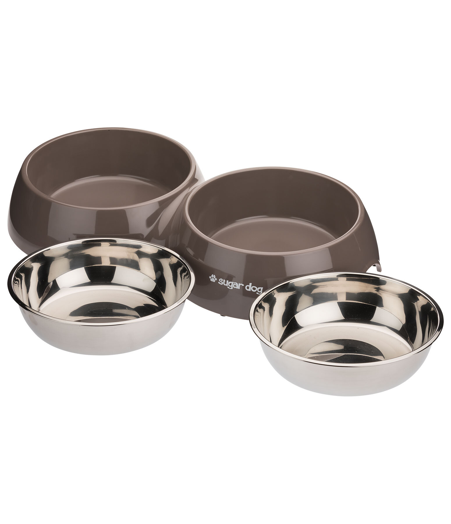 Ciotola doppia per cani