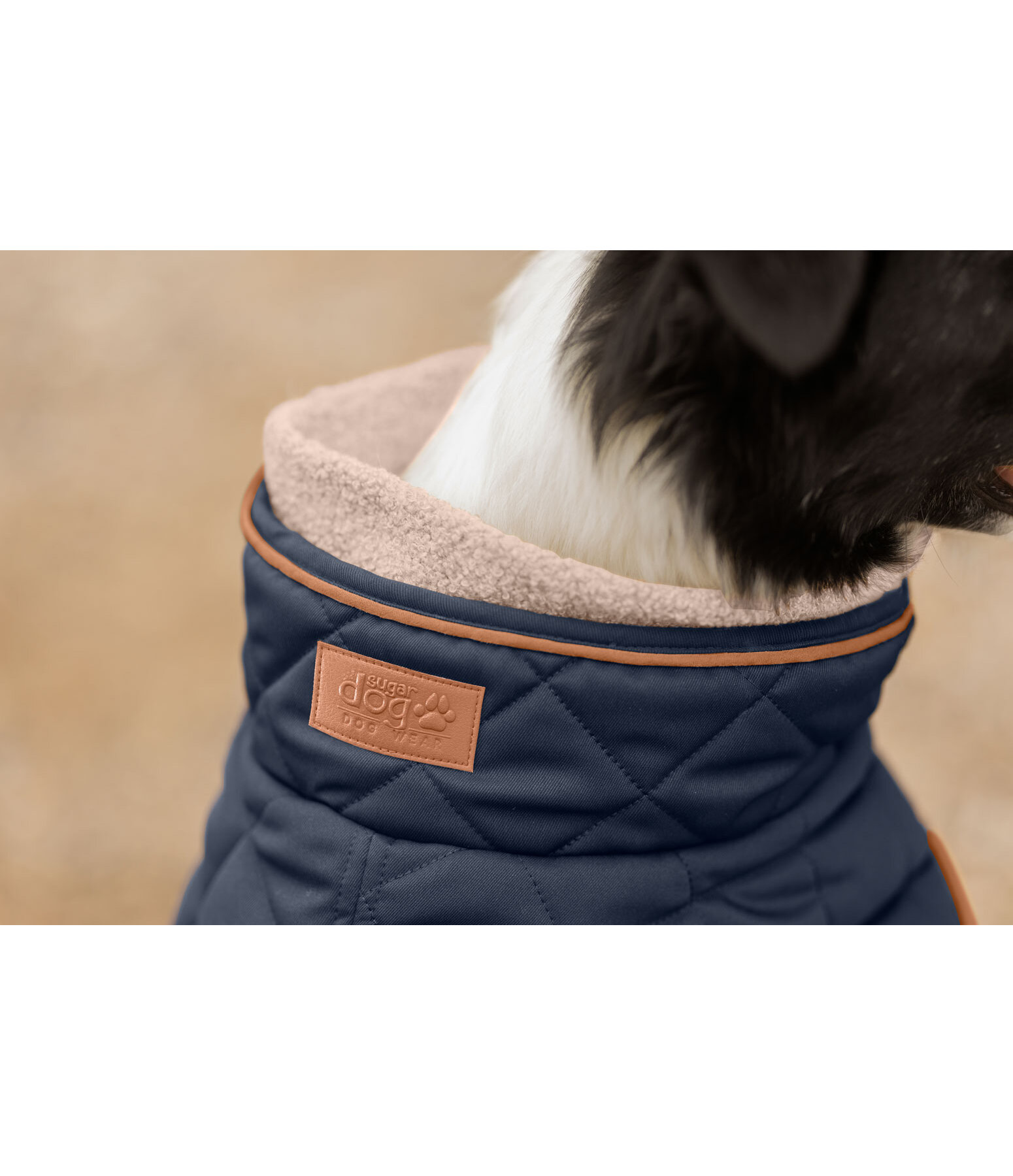 Cappotto trapuntato per cani Holly con pelliccia sintetica