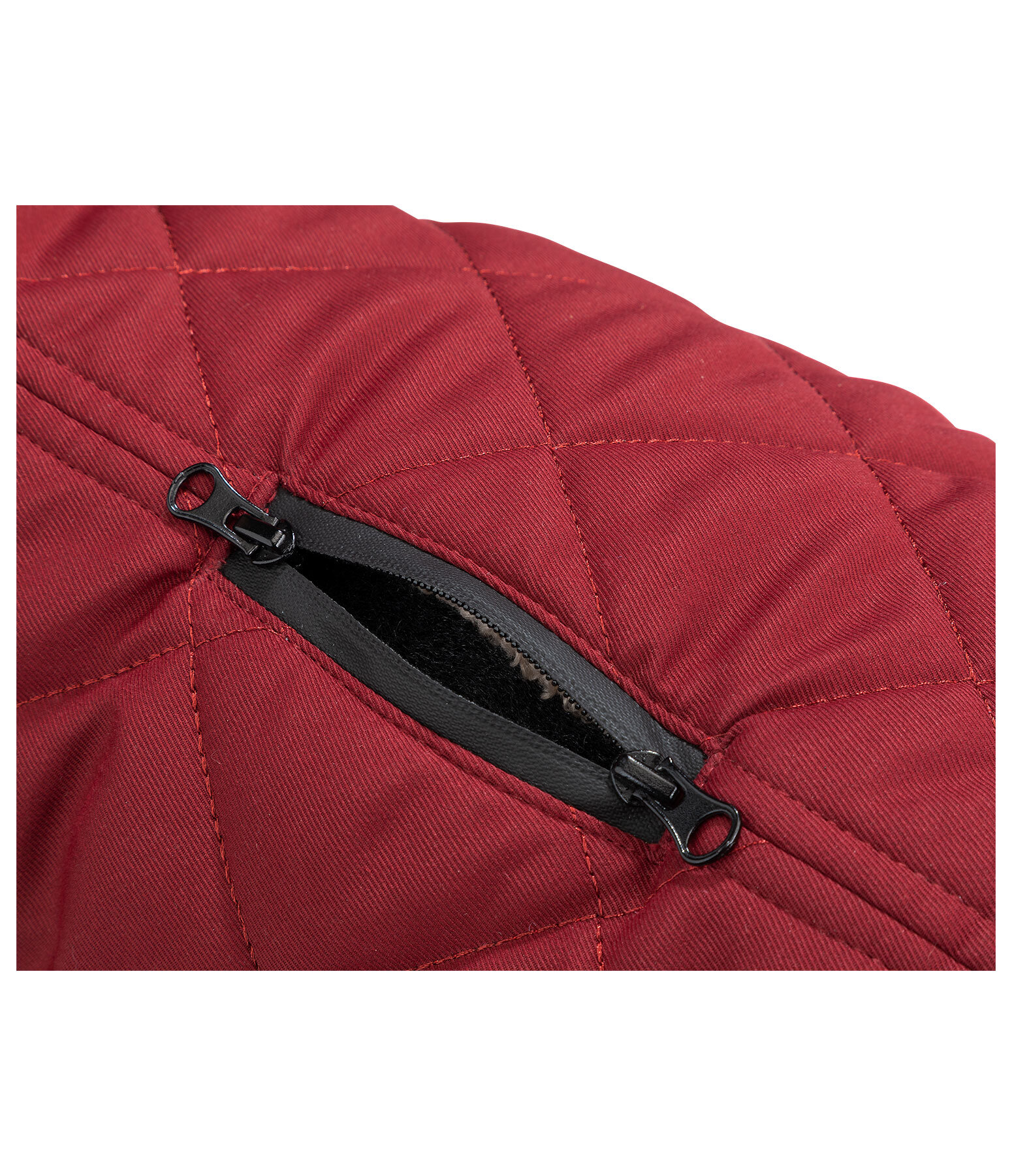 Cappotto trapuntato per cani Holly con pelliccia sintetica