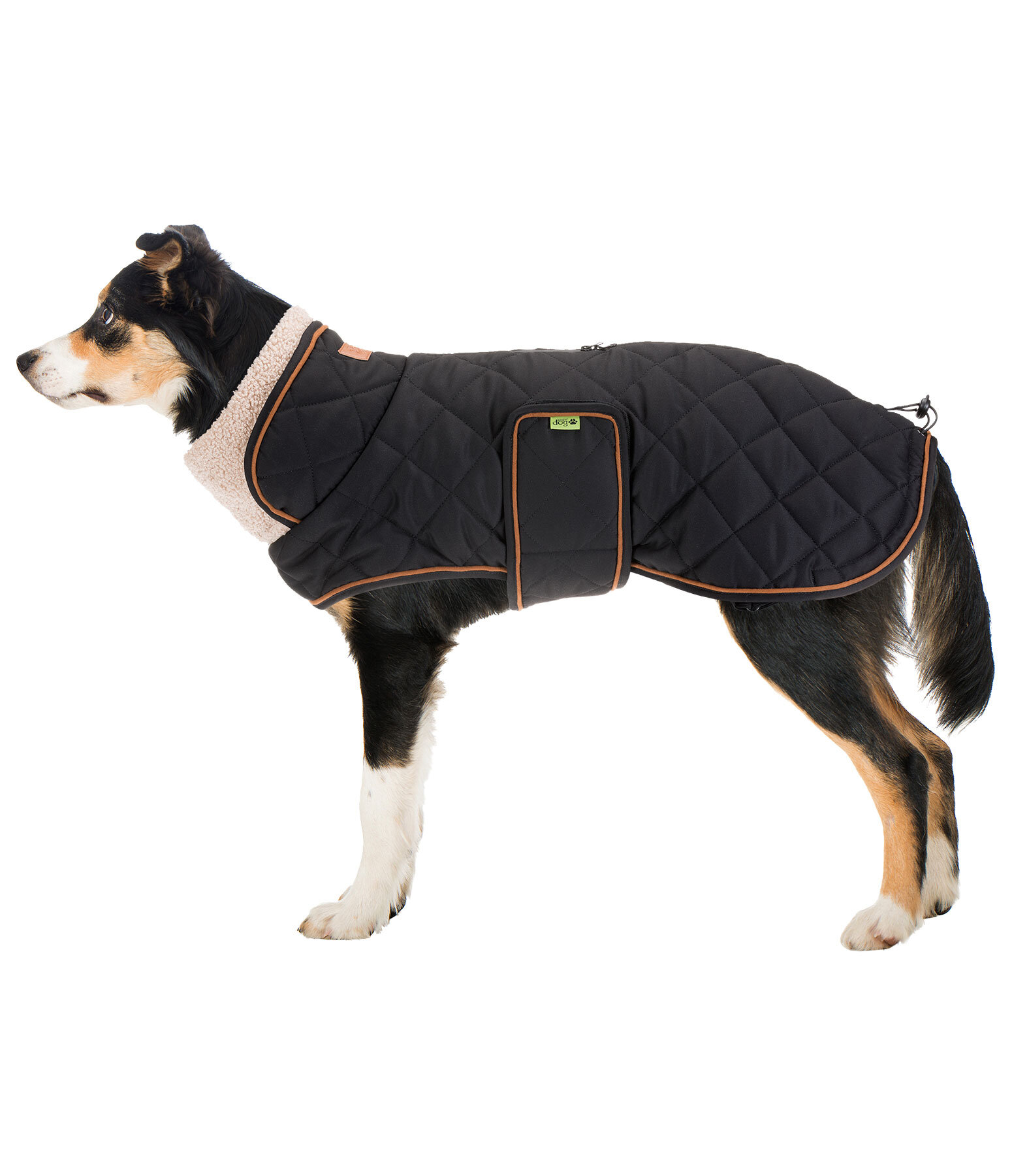 Cappotto trapuntato per cani Holly con pelliccia sintetica