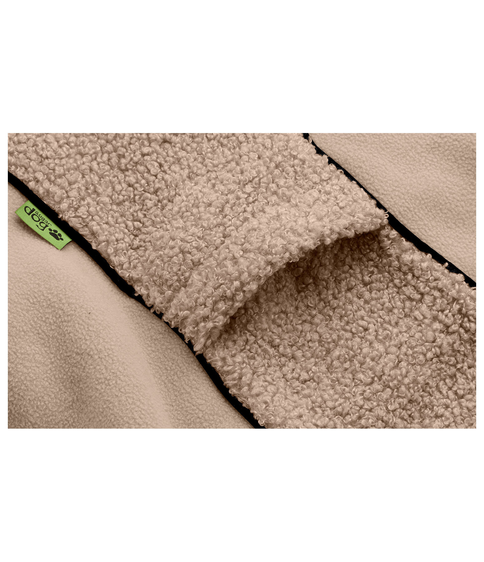 Cappotto con pelliccia sintetica per cani Frido