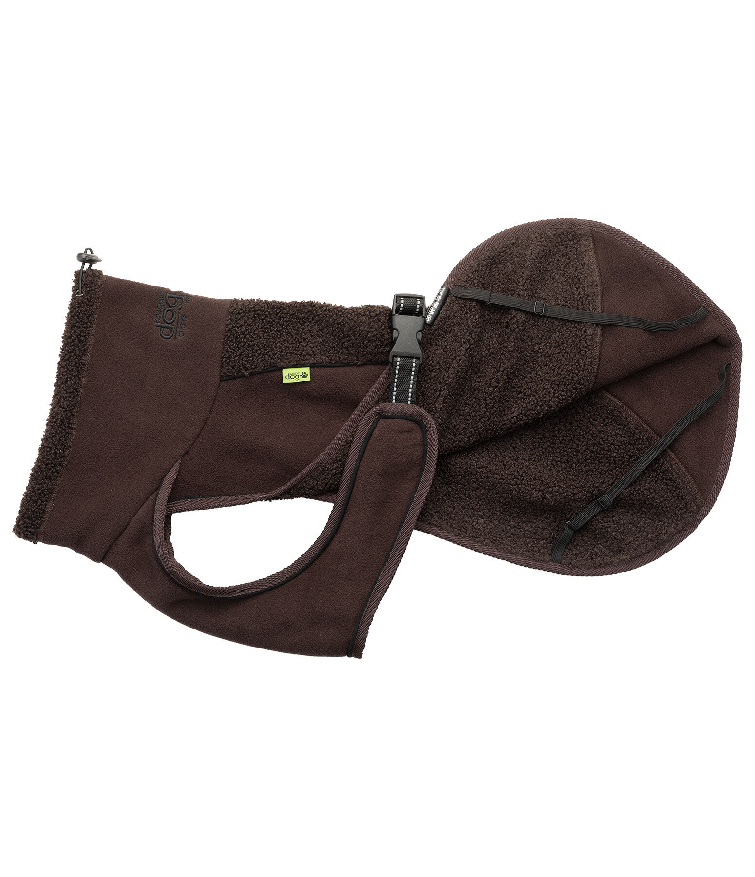 Cappotto con pelliccia sintetica per cani Frido