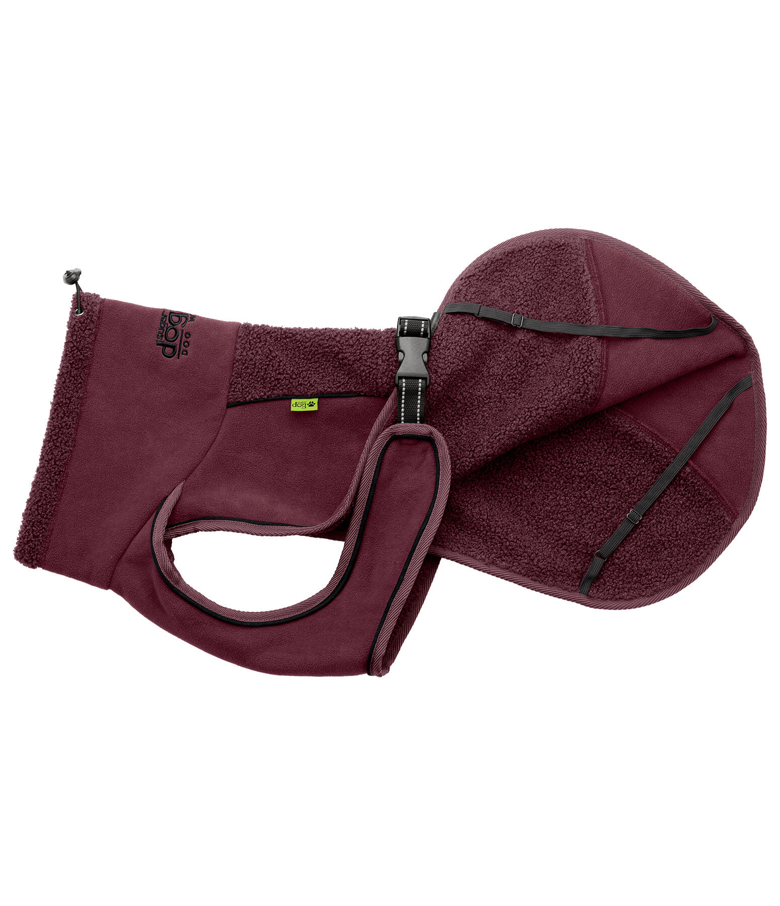 Cappotto con pelliccia sintetica per cani Frido