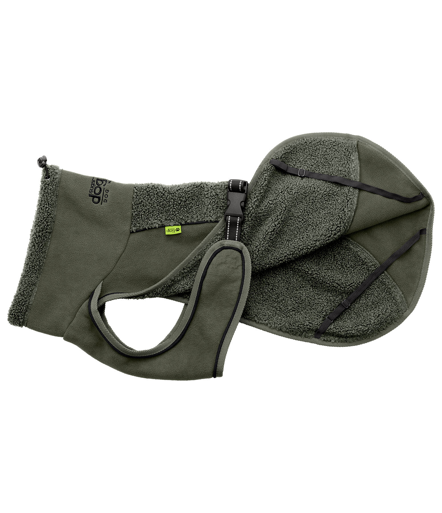 Cappotto con pelliccia sintetica per cani Frido