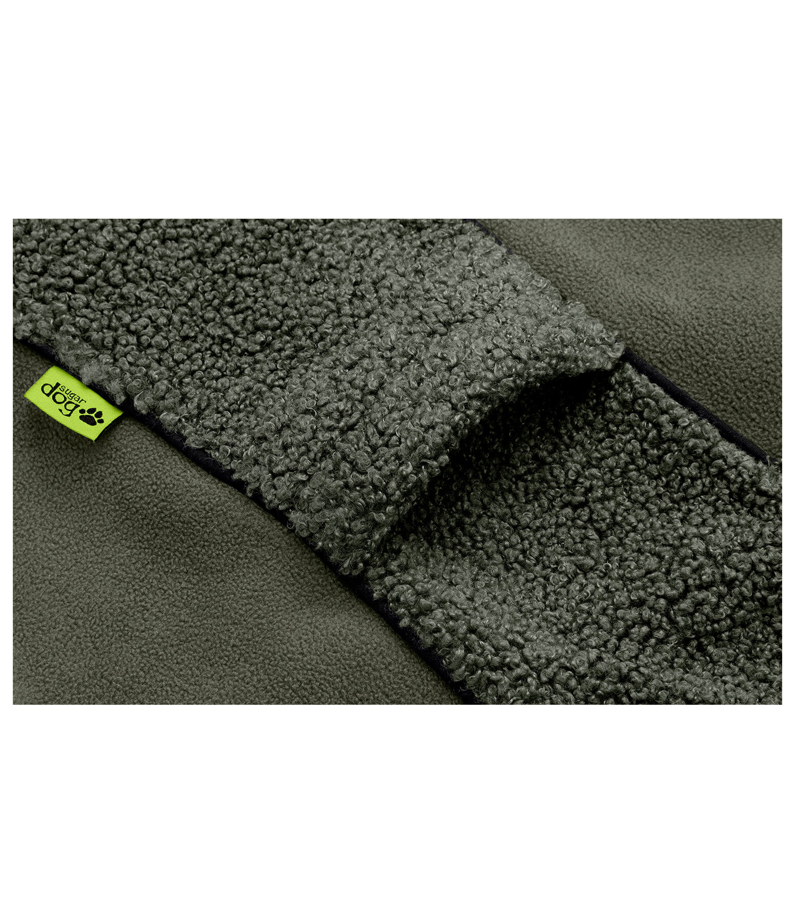 Cappotto con pelliccia sintetica per cani Frido