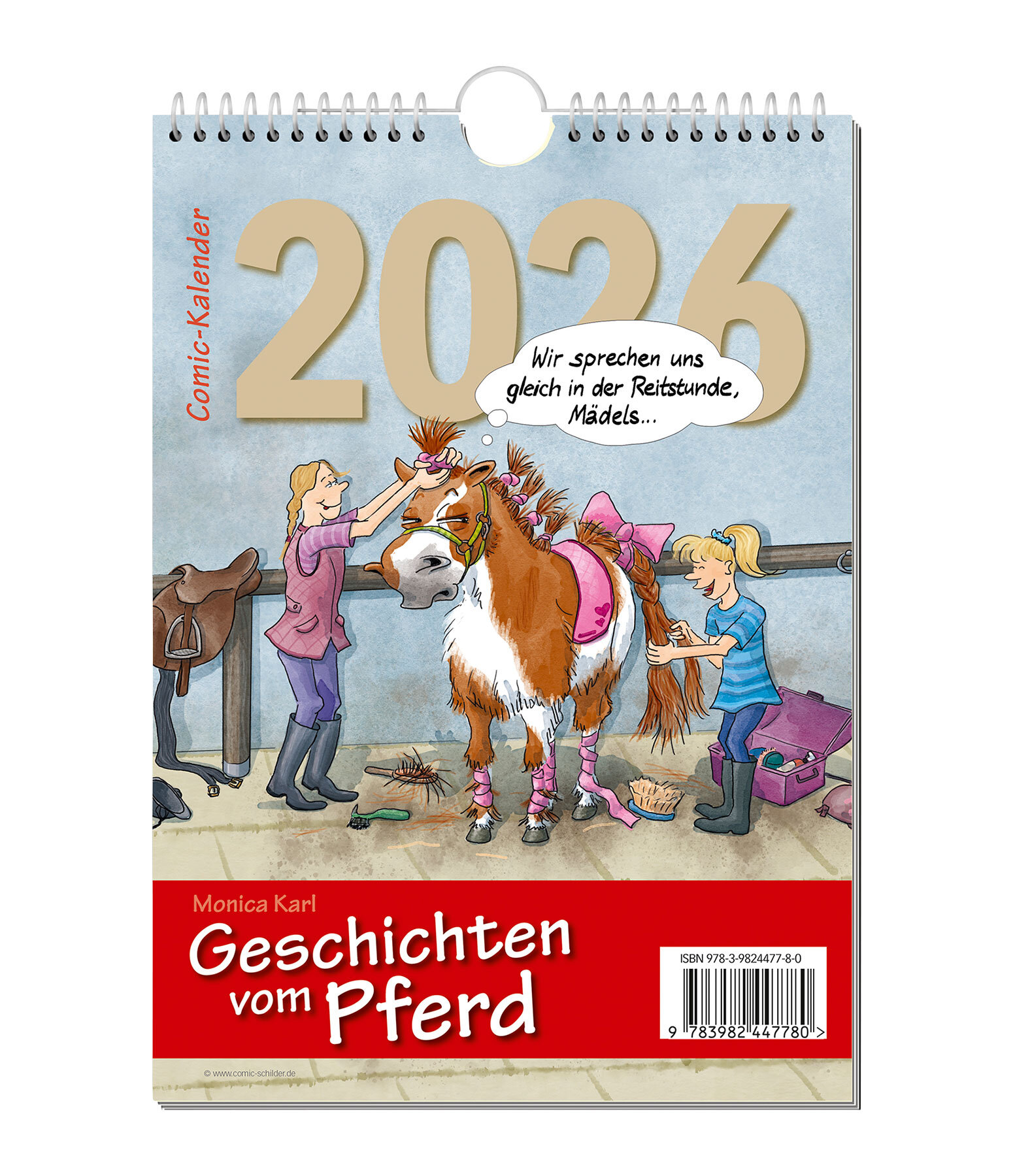Storie di cavalli - Calendario a fumetti 2026