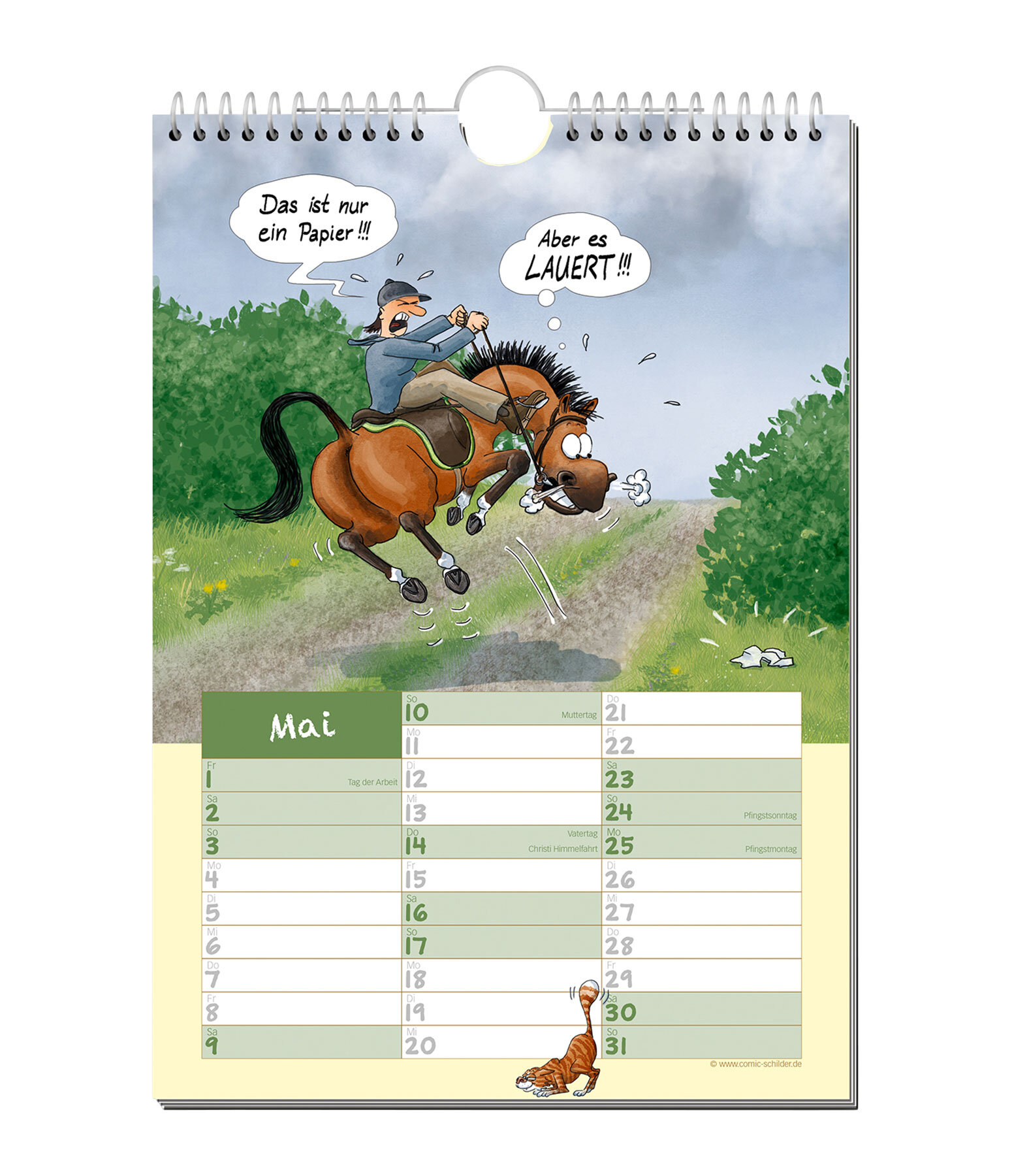 Storie di cavalli - Calendario a fumetti 2026