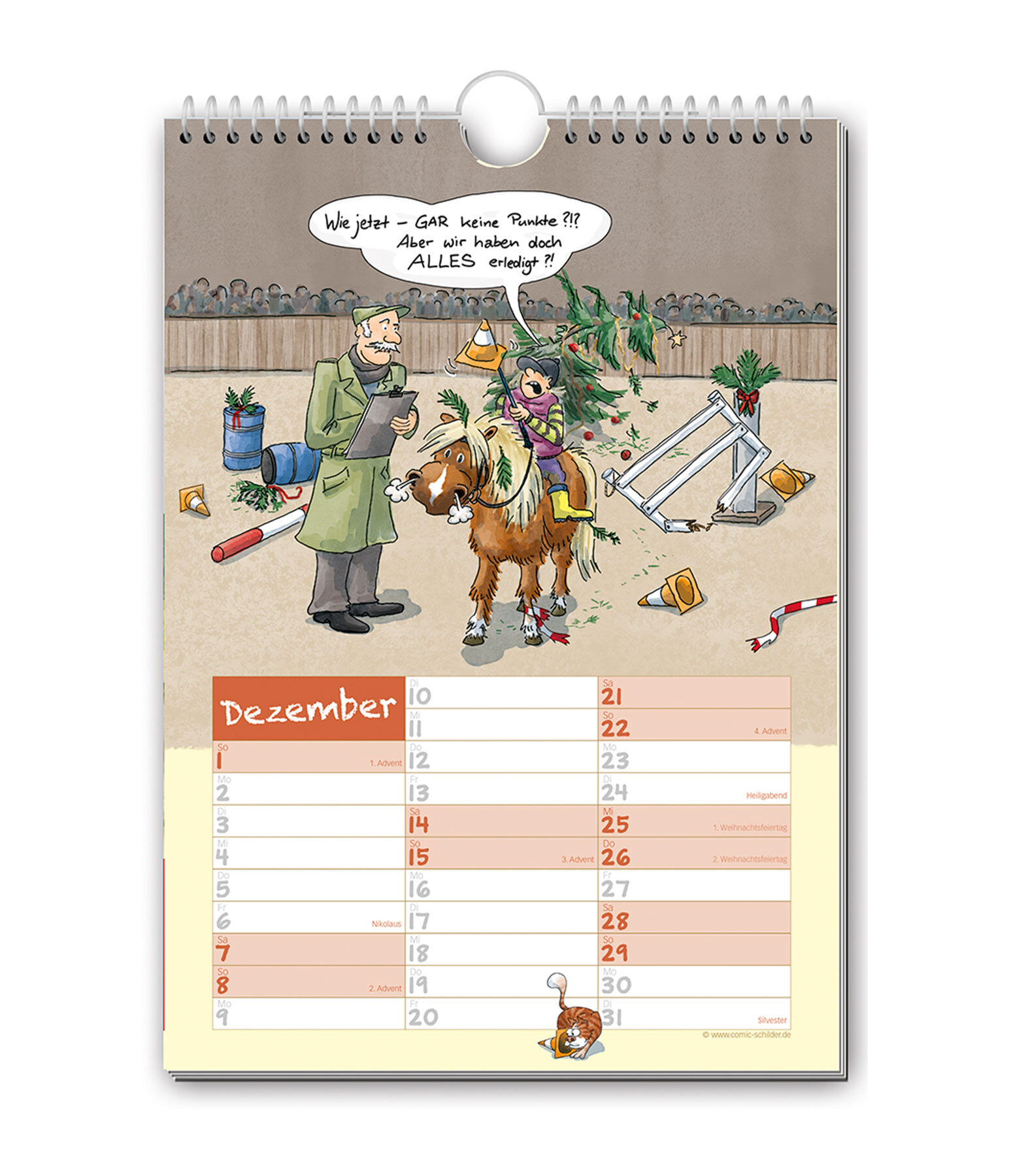 Storie di cavalli - Calendario a fumetti 2026