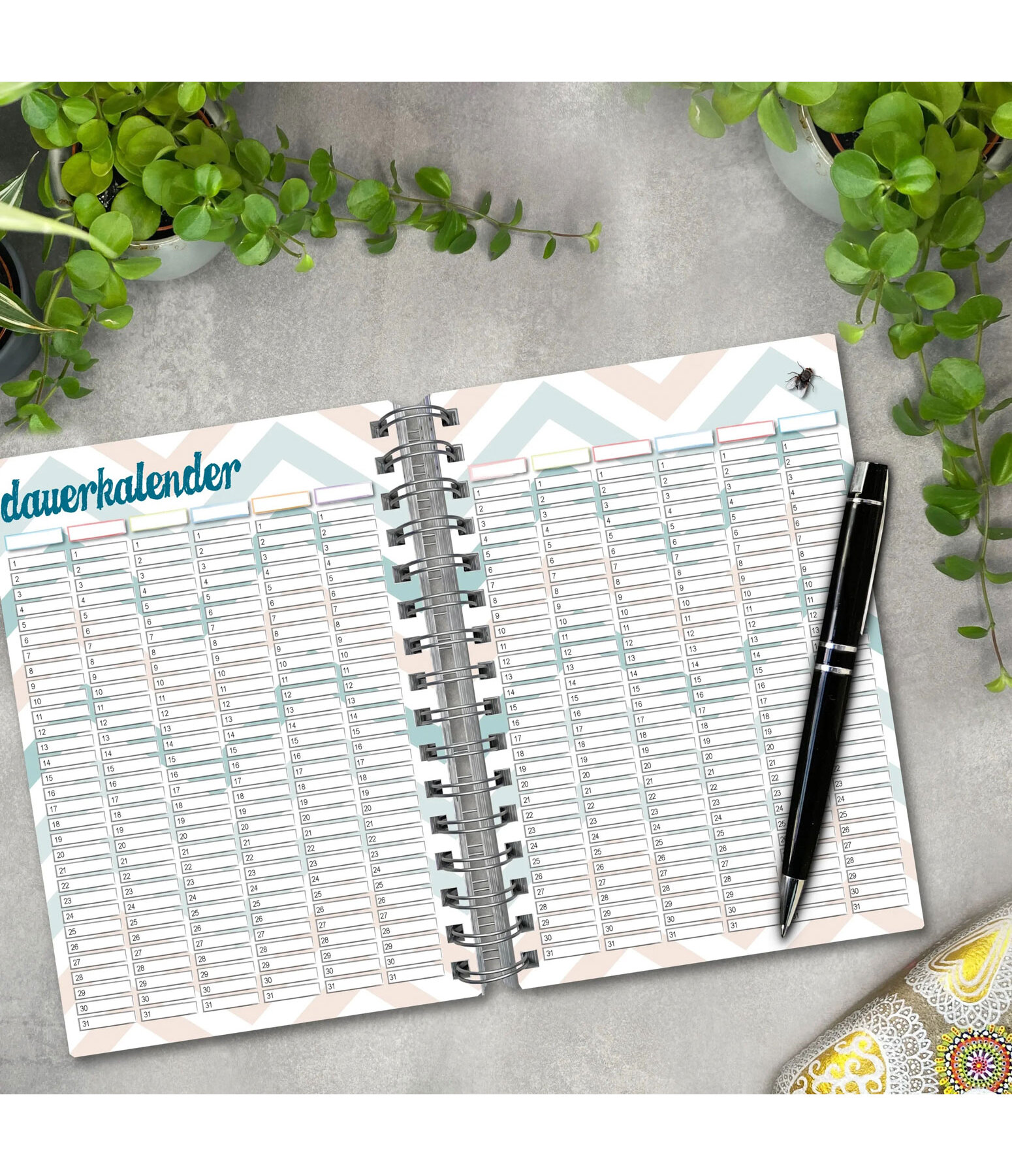 Reitertagebuch XXL - Dauerkalender