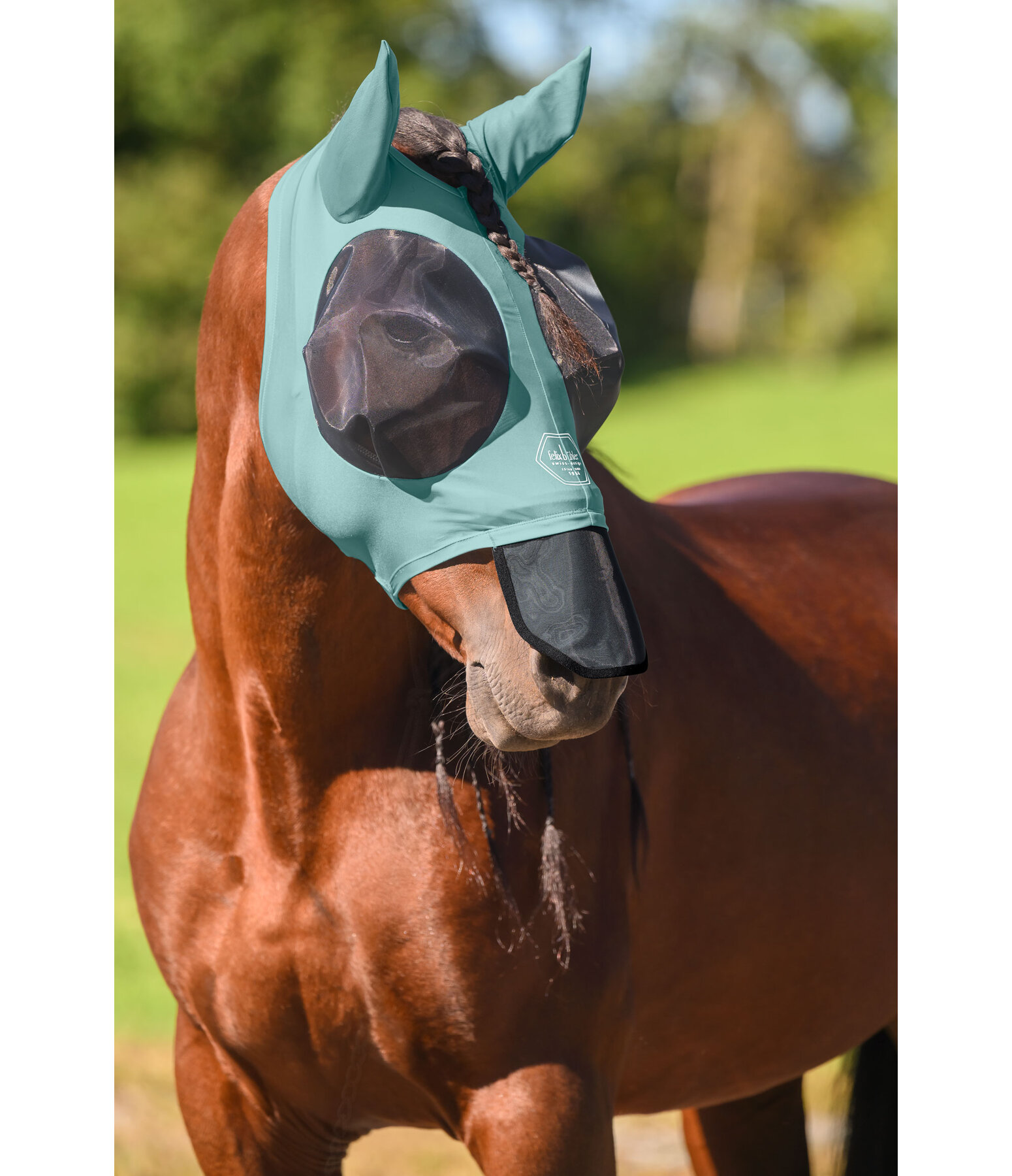 Maschera antimosche Stretch Comfort con protezione per froge UV