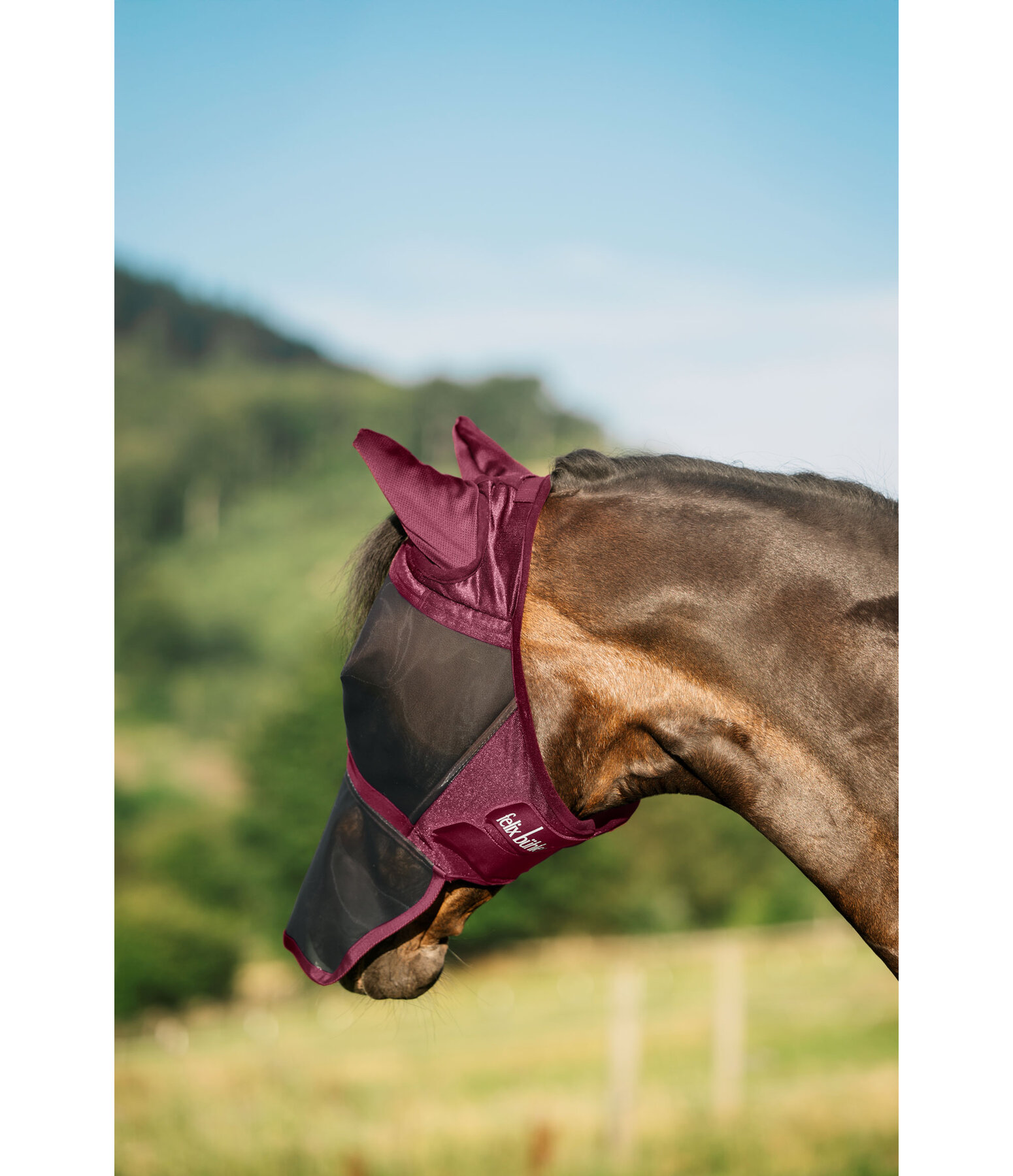 Maschera antimosche Basic con protezione per froge
