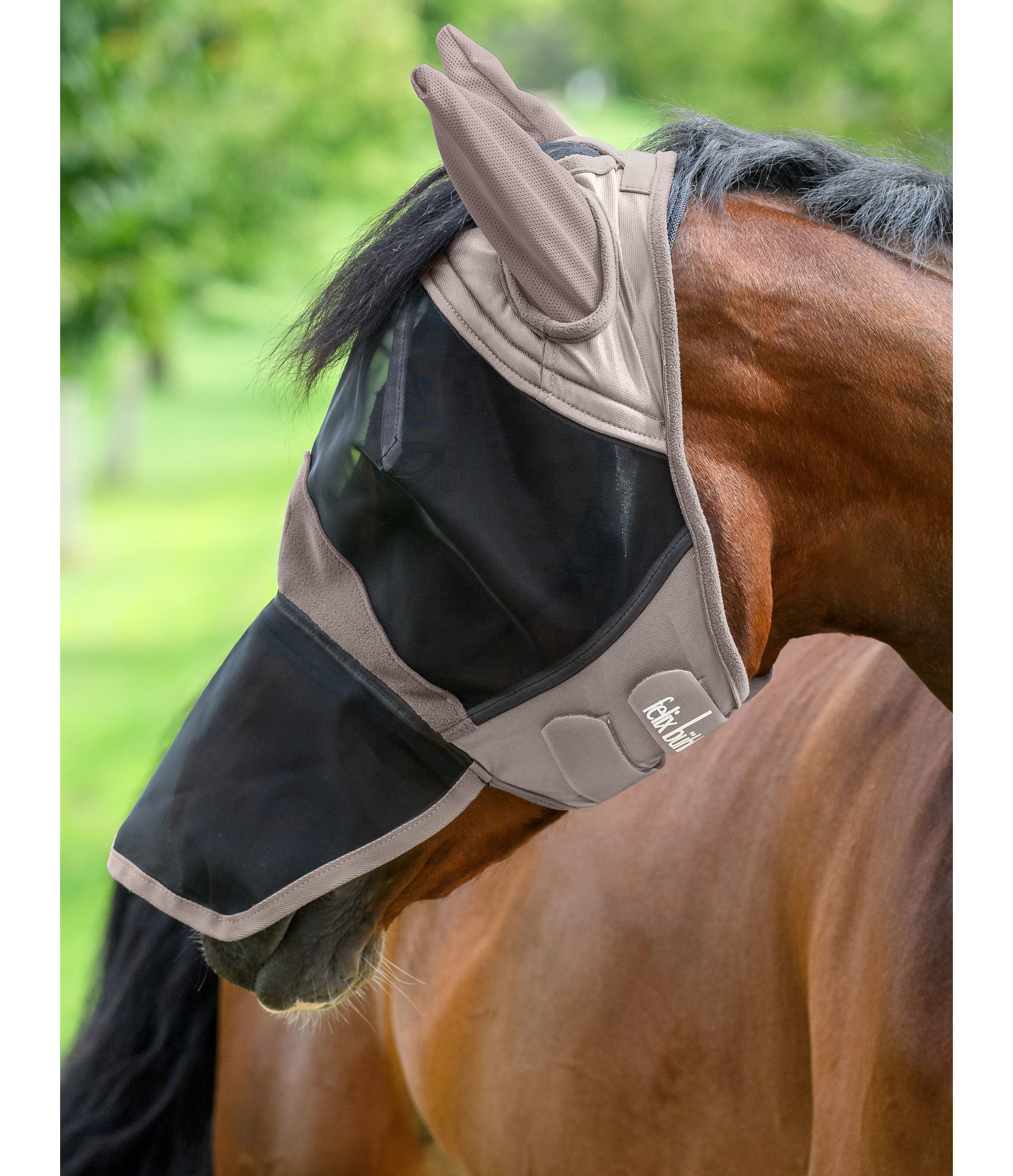 Maschera antimosche Basic con protezione per froge