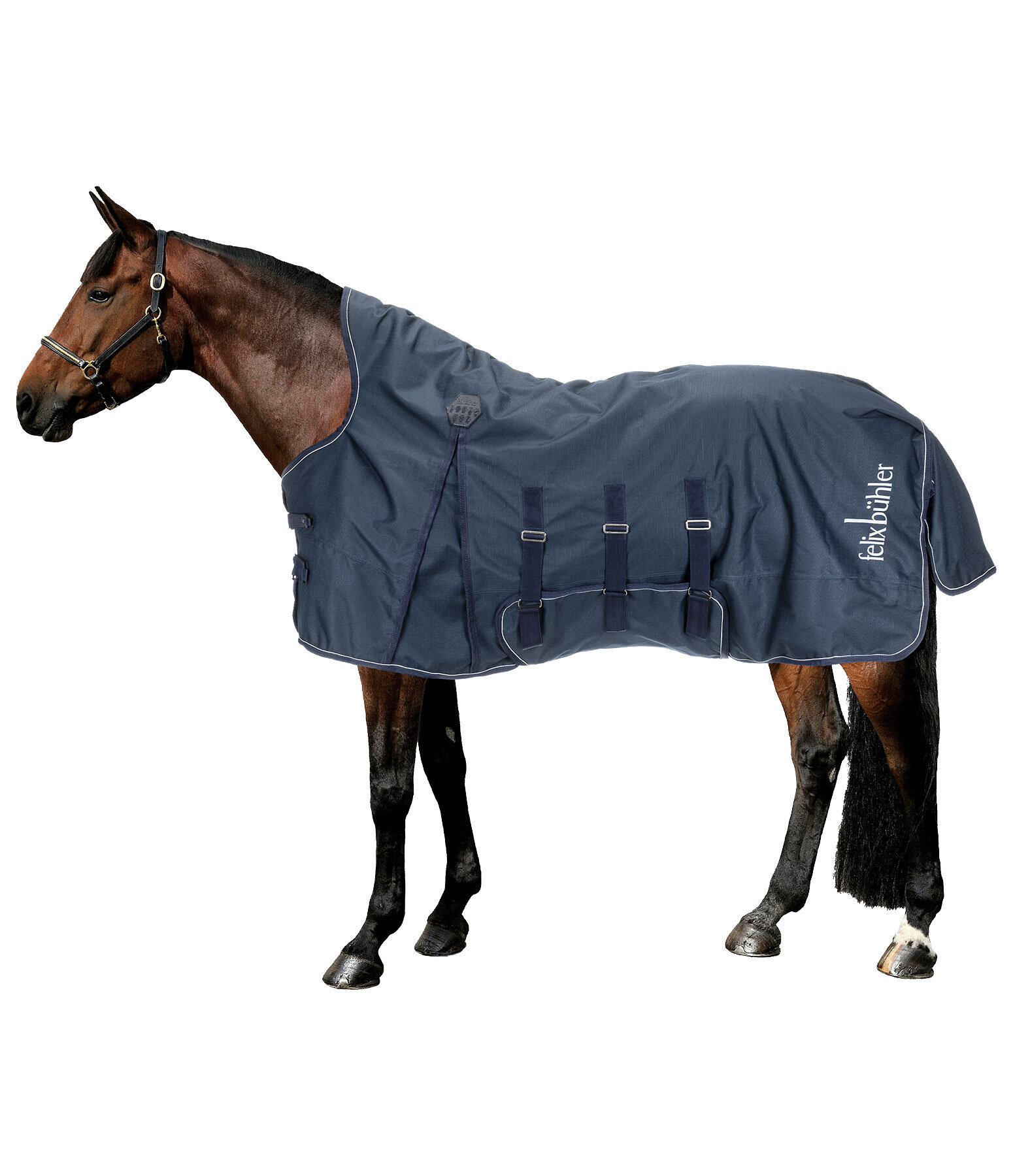Coperta outdoor highneck Rain Shield II con protezione per la pancia, 200 g