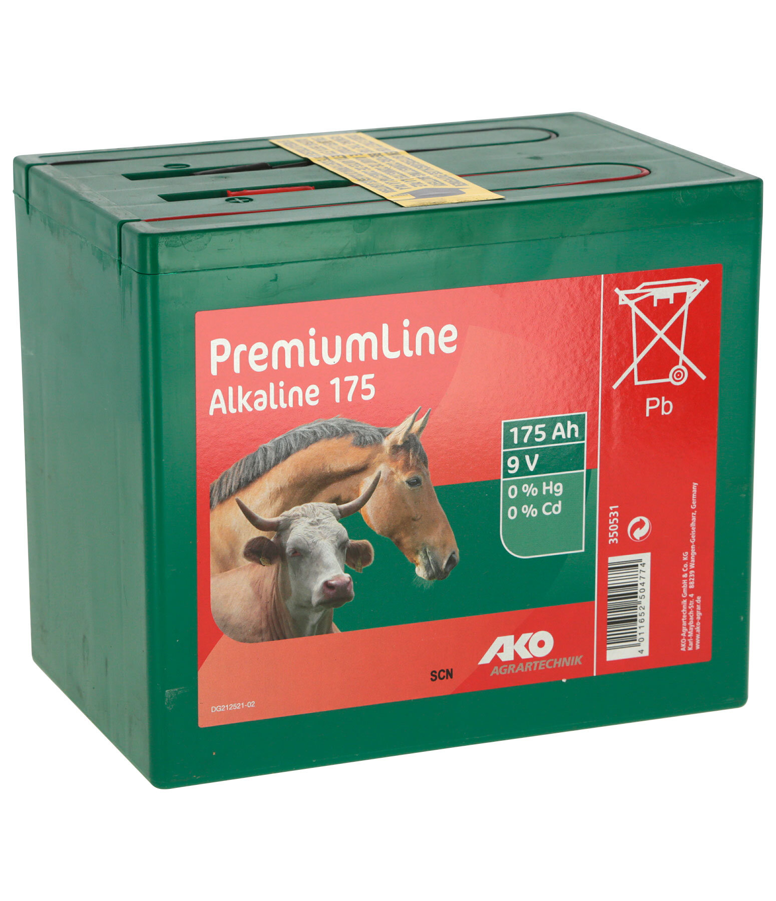 Batteria alcalina 9 V 175 Ah